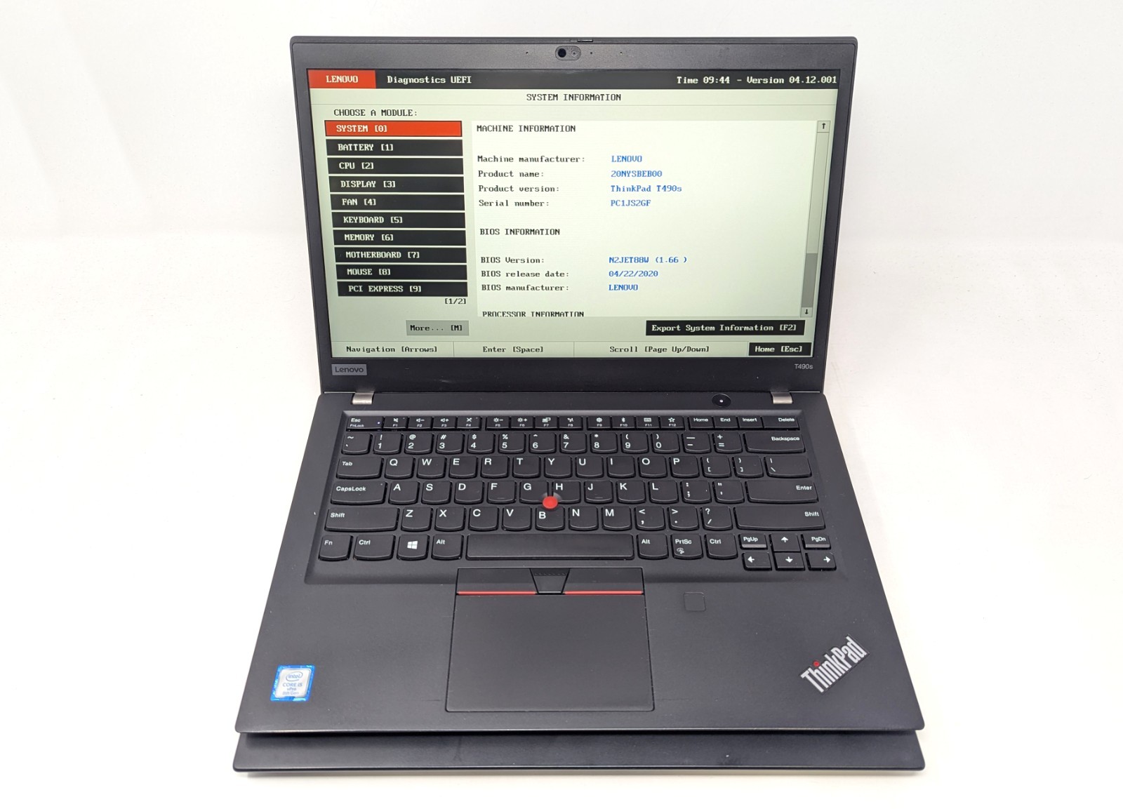 Lot of 2 Lenovo ThinkPad T490s – Intel Core i5-8365U 8GB RAM 128GB SSD No OS/AC