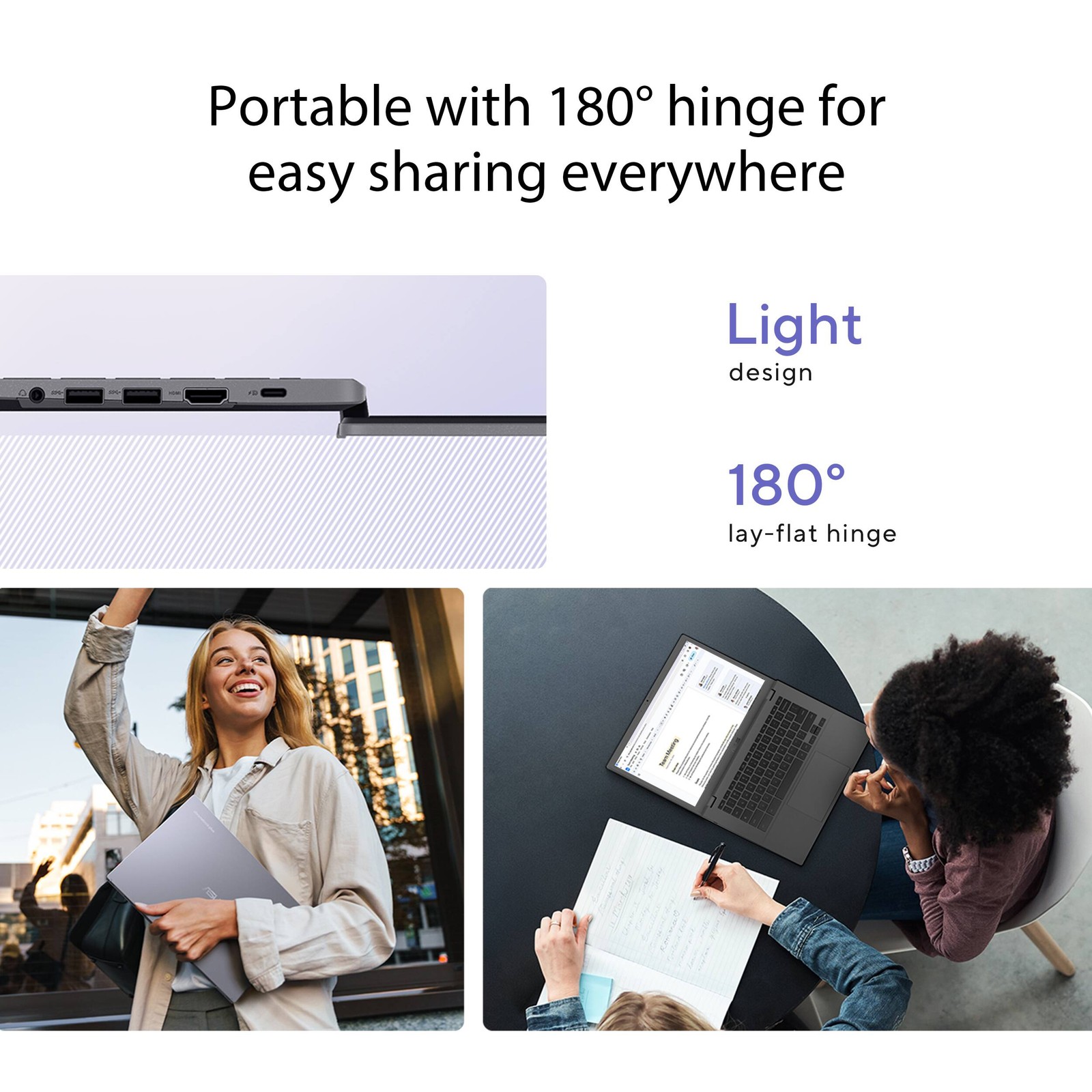 ASUS – CX34 14″ FHD Chromebook Plus Laptop with Google AI – Intel Core i5 – 8…