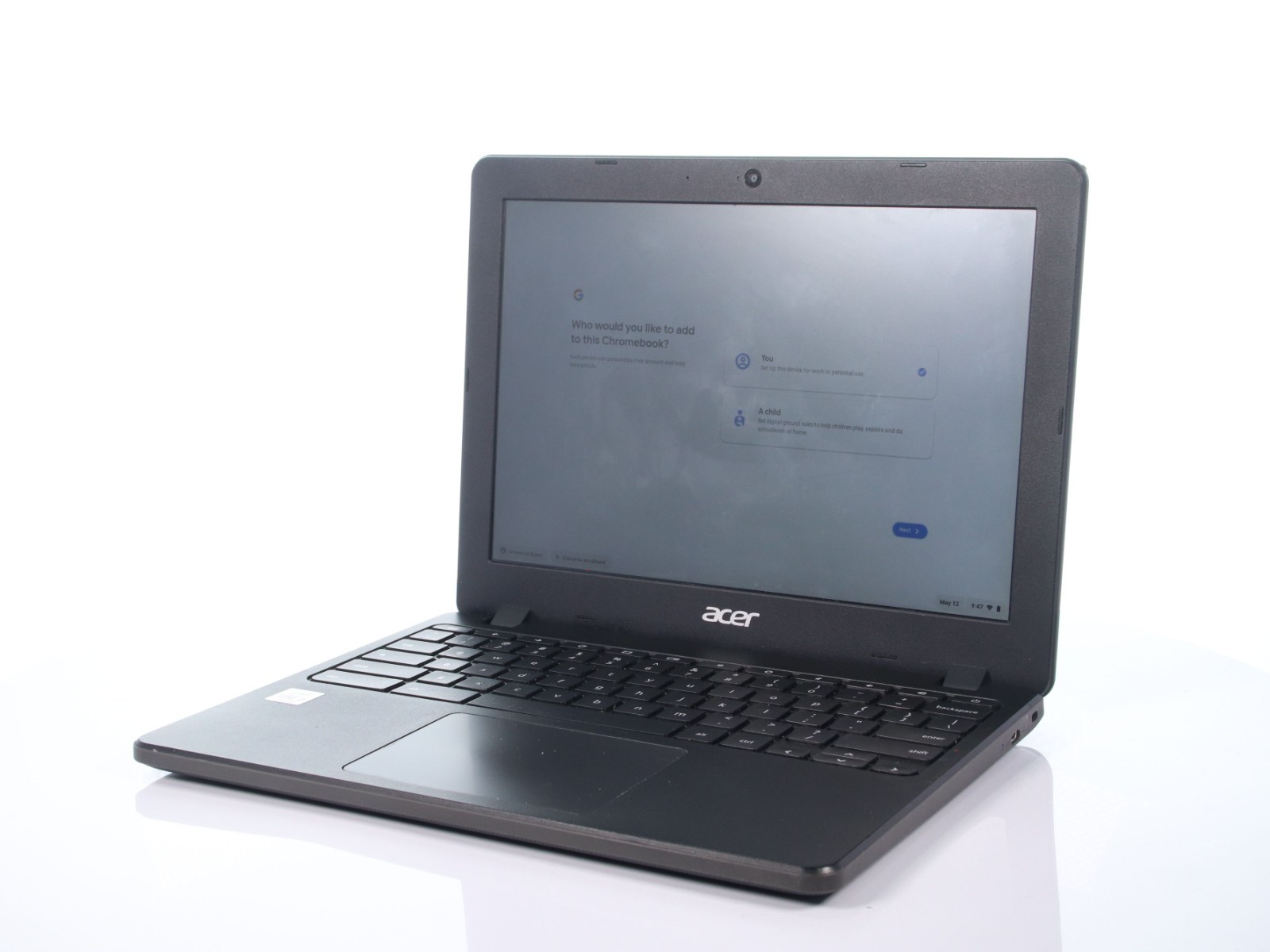 Acer Chromebook N19Q4 Intel Core i3-10110U 8GB RAM 64GB eMMc Black