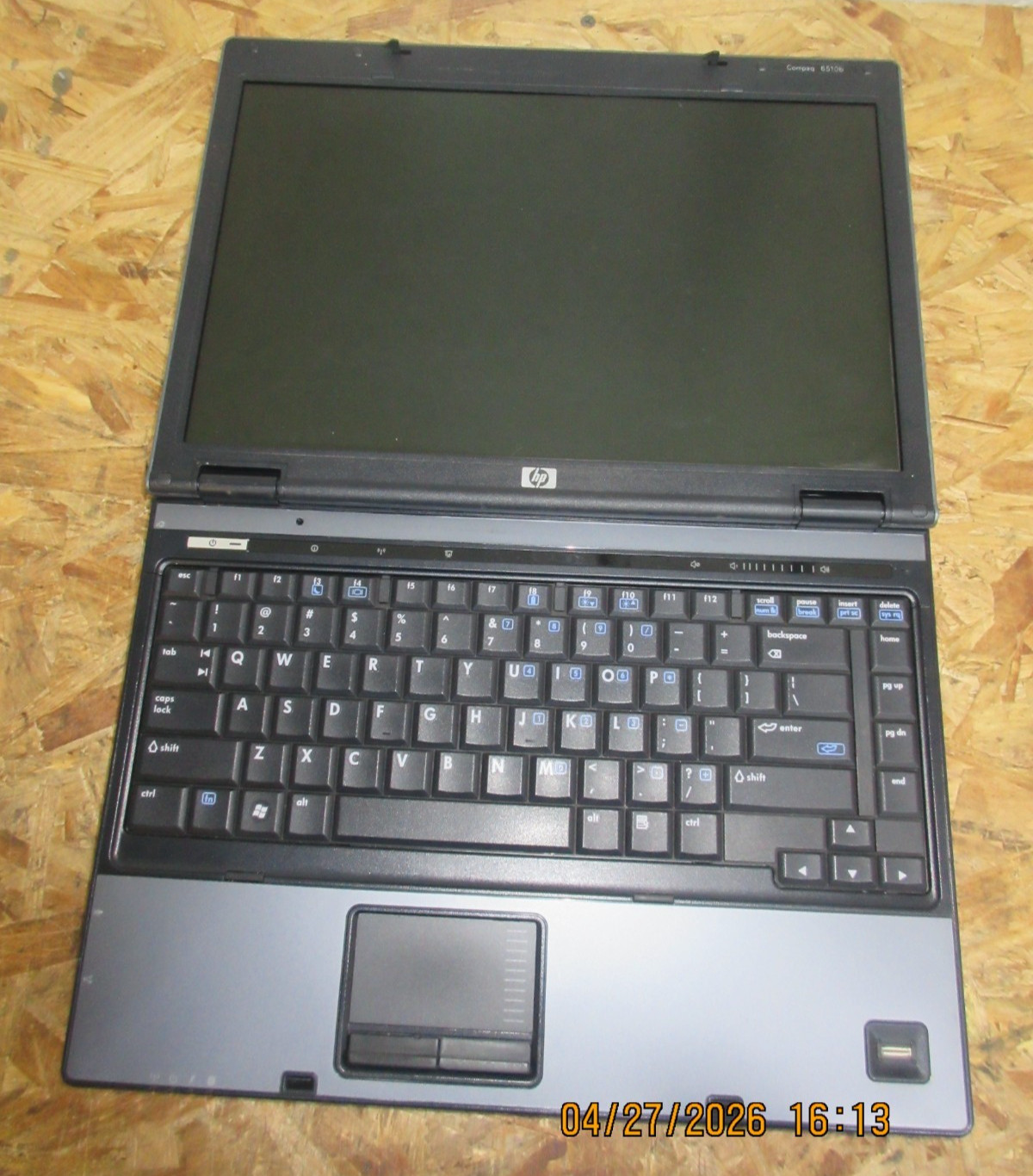 Vintage HP Compaq 6510b Intel Core 2 Duo T7250 @ 2.0GHz 2Gb RAM NO OS/HDD/SSD.