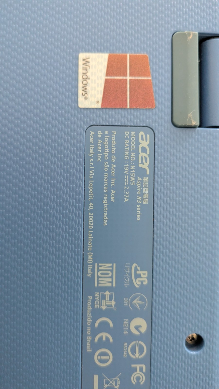 Acer Aspire R3 960GB SSD 8GB RAM Celeron N3710 1.6GHz Win 10