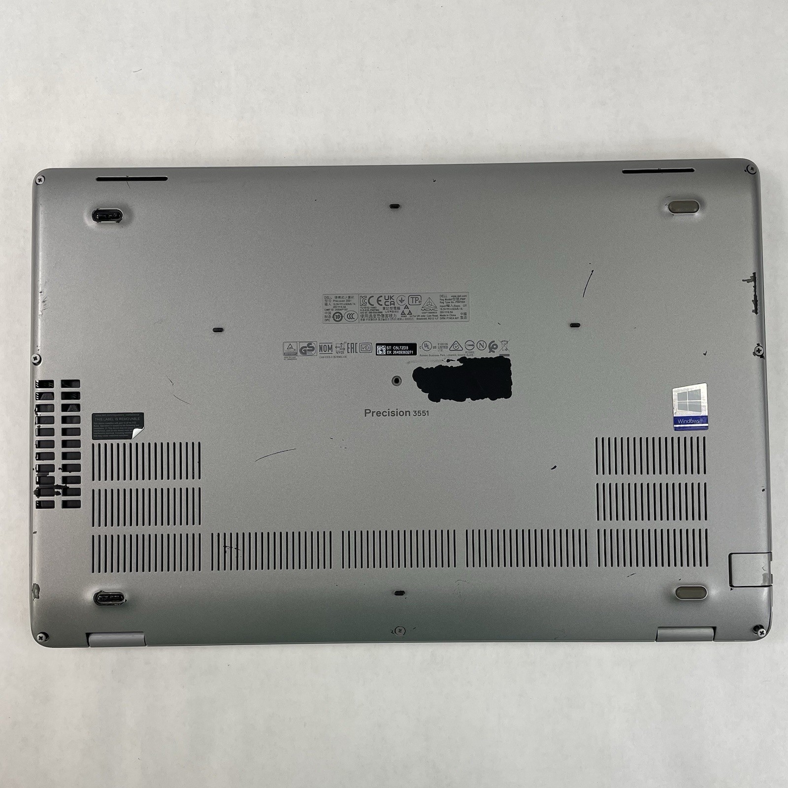 Dell Precision 3551 15.6″ i7-10850H 2.70 GHz 16 GB RAM No SSD/OS/AC/Batt – READ
