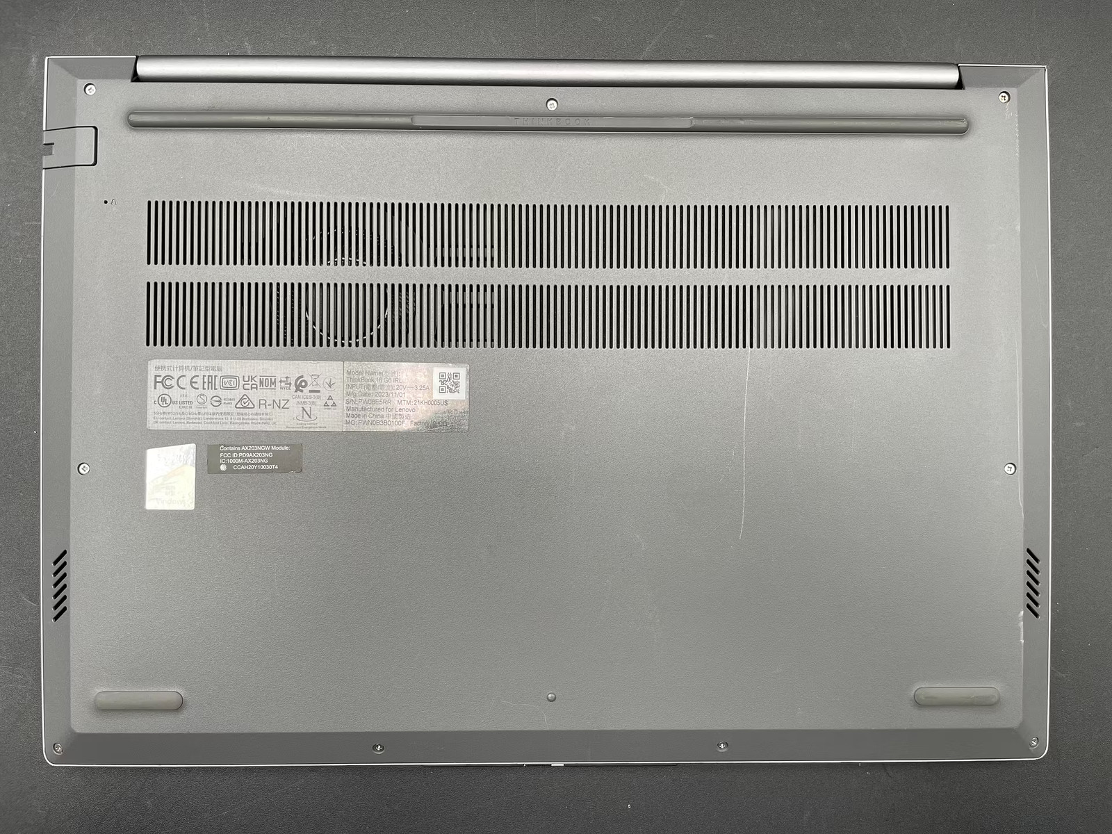 Lenovo ThinkBook 16 G6 IRL Used 16″ (i5-1335U-16GB-256 GB NVMe)