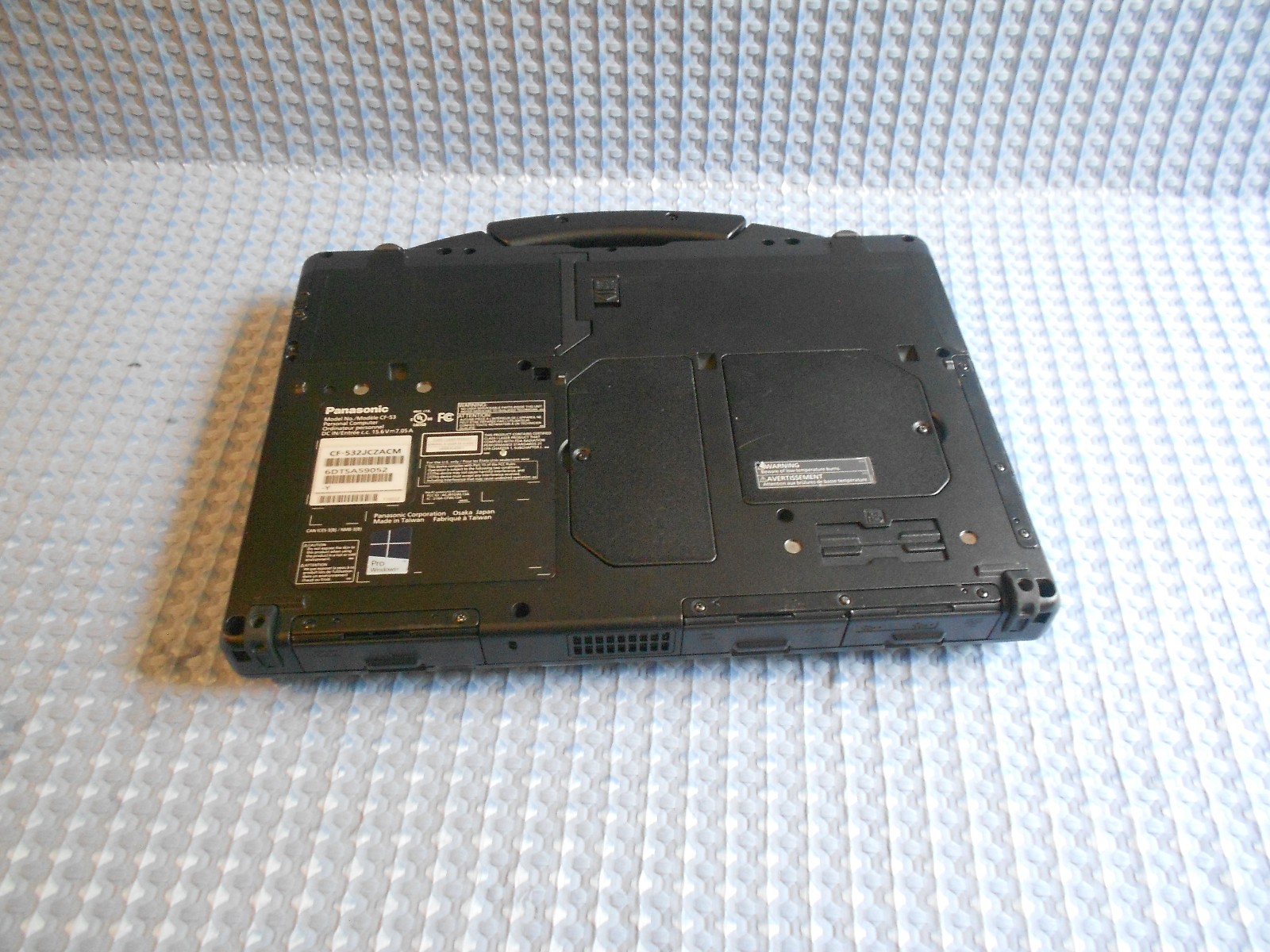 Panasonic CF-53 Tough Book I5 2.00 GHz CPU 8 GB RAM 240 GB SSD Windows 11 Pro