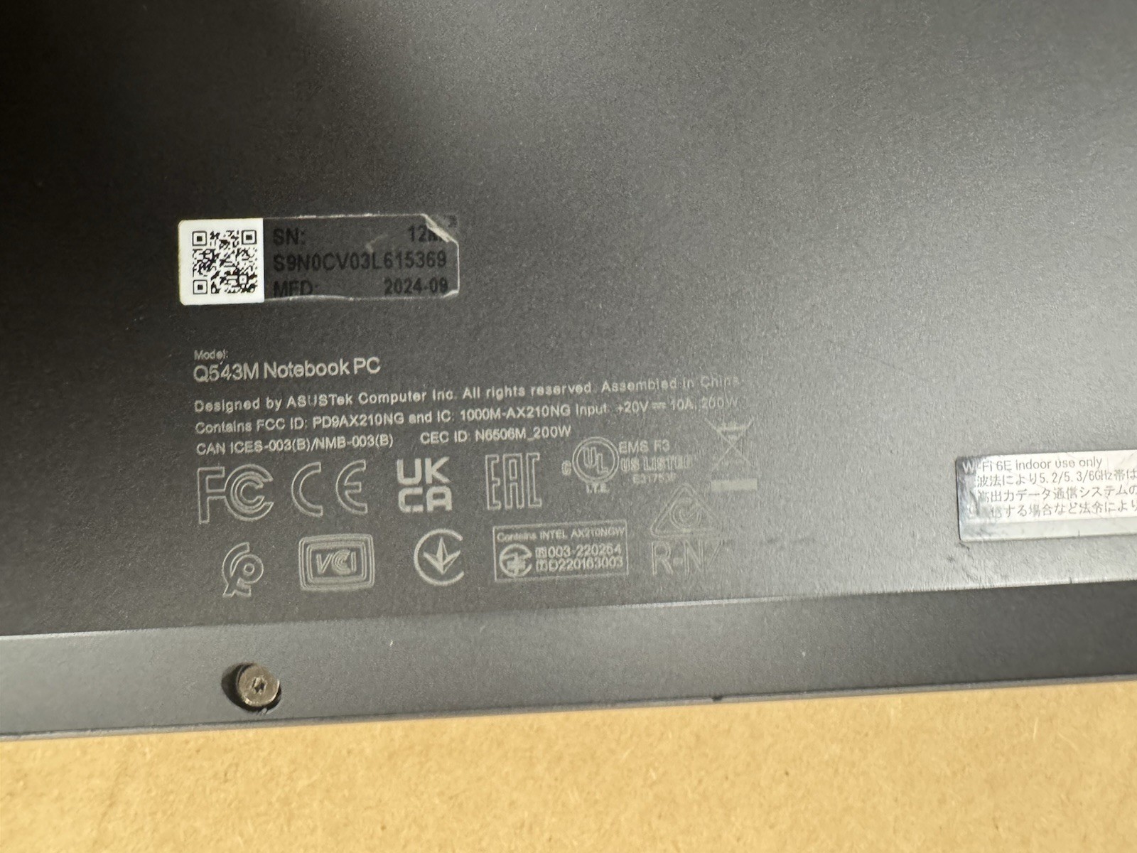 ASUS VivoBook Pro 15 Q543M Core Ultra 9 185H 24GB RAM 2TB SSD RTX 3050 OLED