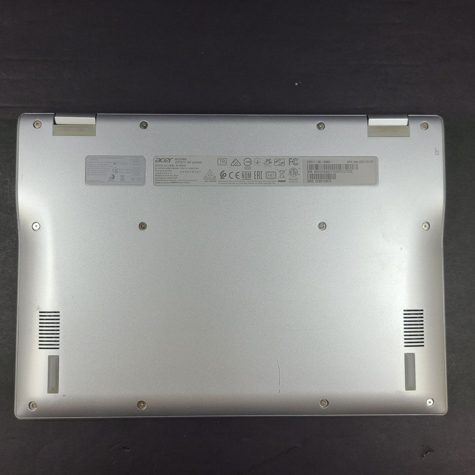 Acer Chromebook Spin 311 11.6″ MediaTek Kompanio 500 @ 2.00 GHz 4GB RAM