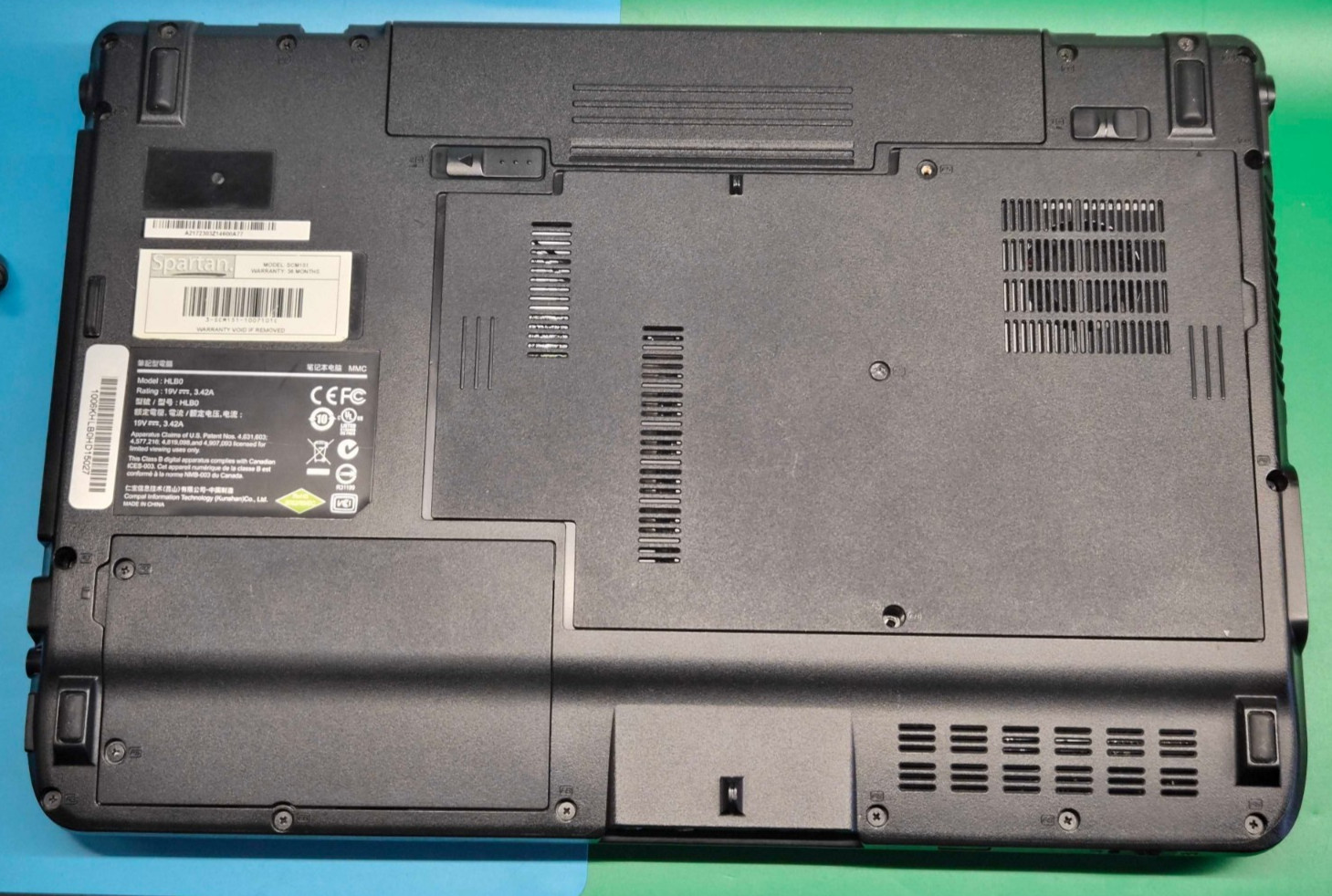 Vintage Spartan SCM151 Laptop Pentium T4400 4GB RAM 160GB HDD Windows 7 Grade B