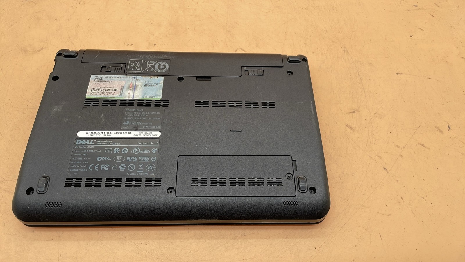 Dell Inspiron Mini 10 09017 10.1-Inch Netbook Intel Atom Processor No HDD Unit