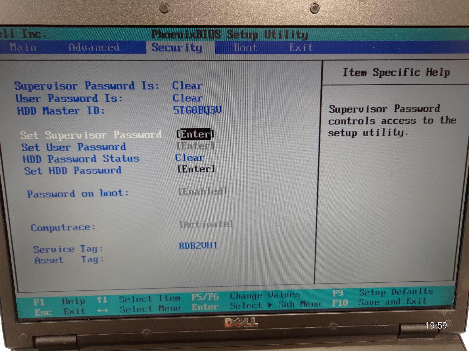 Dell Vostro 1710 2GB RAM/160GB HDD Core2 Duo, CD/DVD, No OS