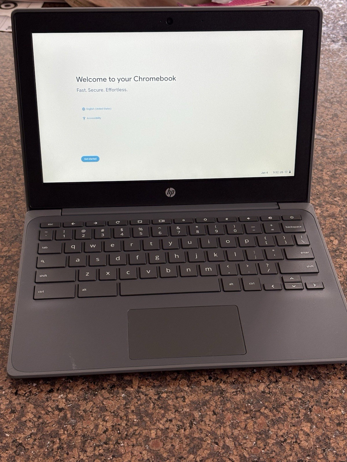 HP Chromebook 12″ Intel Celeron N Chrome OS Gray Webcam Wi-Fi