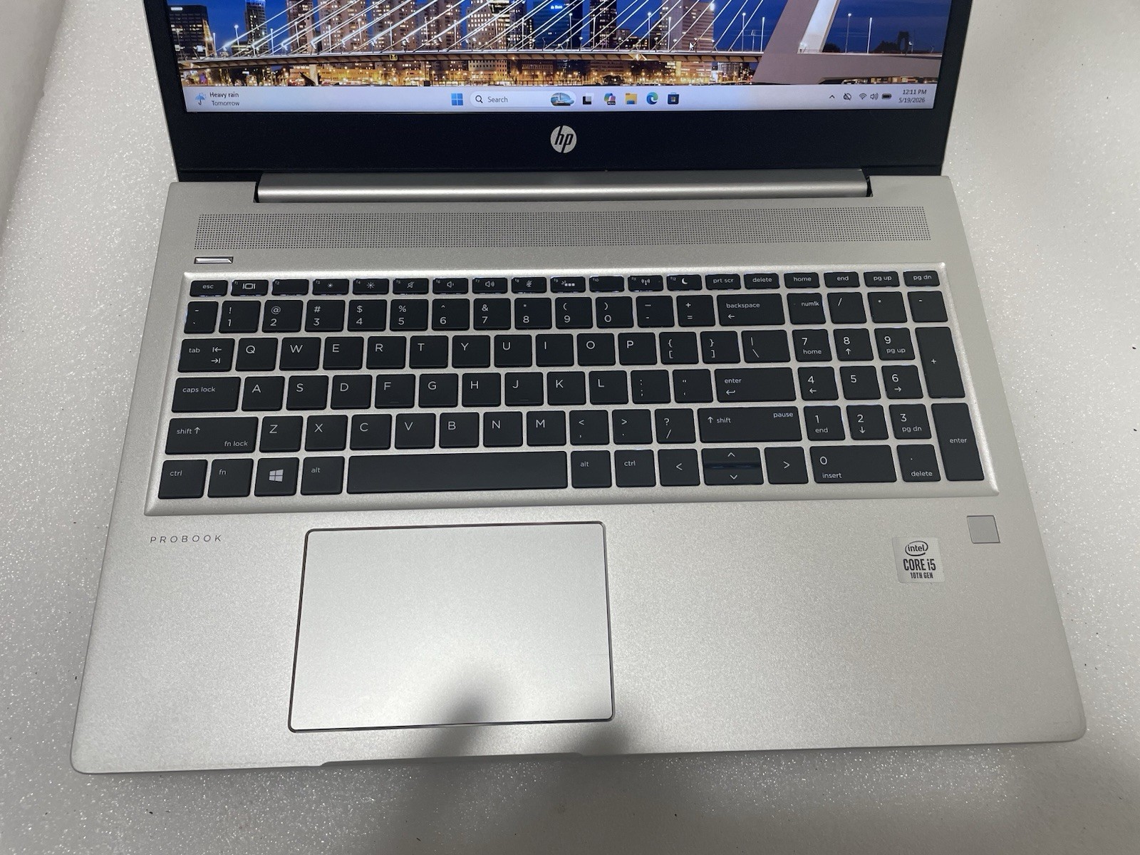 HP Probook 450 G7 256gb SSD Win 11 i5-10210u Quad Core 2.11ghz 8gb RAM Webcam 3