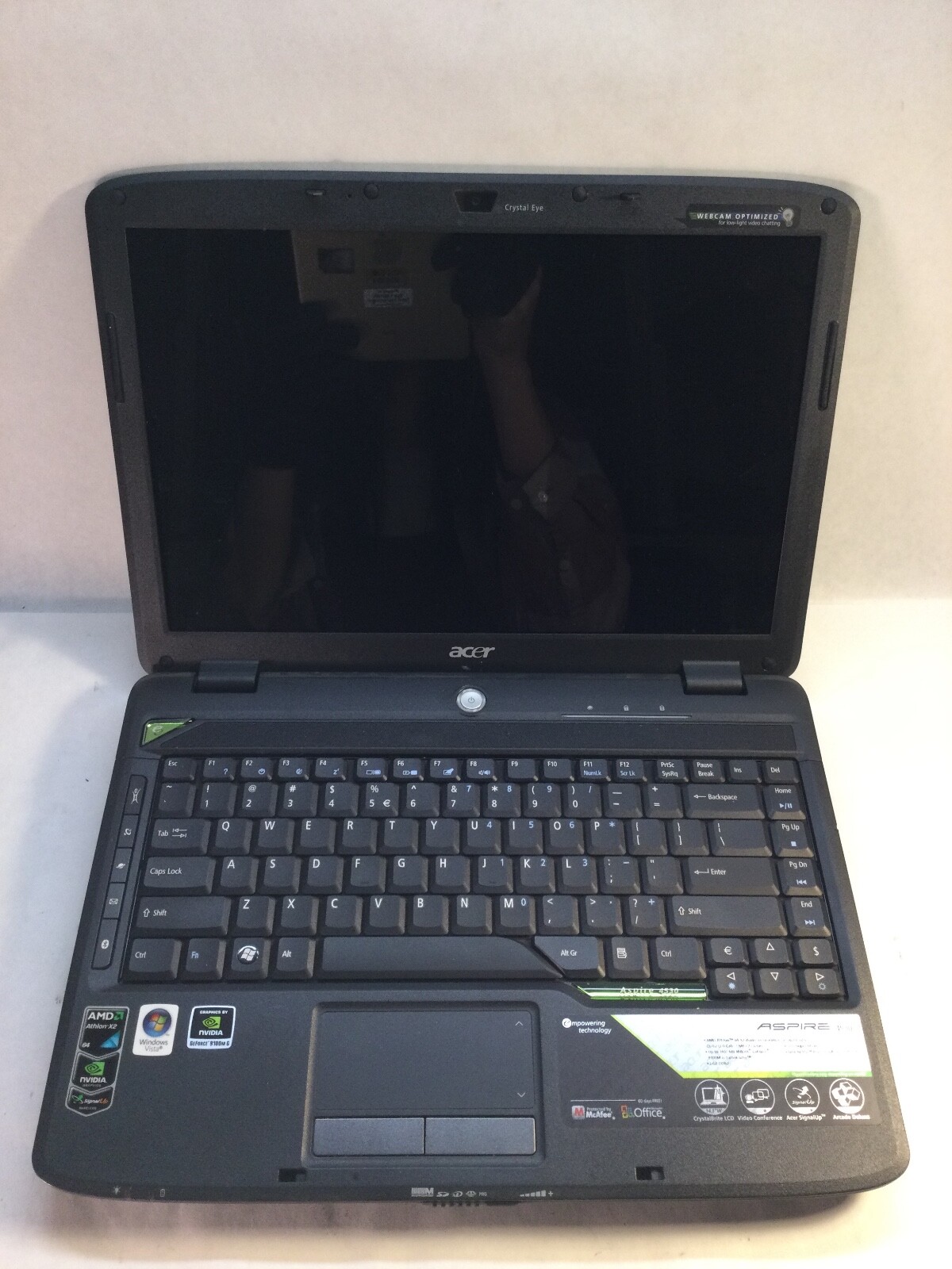 Acer Aspire 4530 13″ Laptop AMD Athlon 64 X2 -NO POWER/PARTS- MZ
