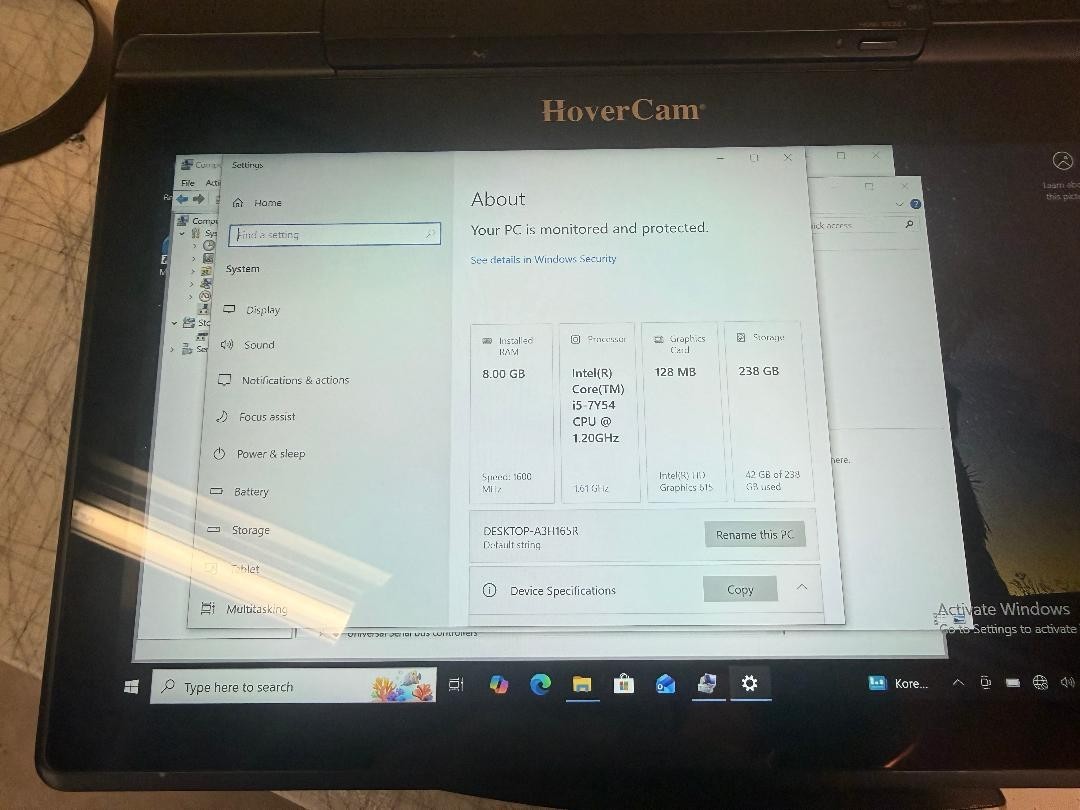 HoverCam Pilot X Tablet – Wireless Digital Teaching Station i5 7Y54, 256GB, 8GB