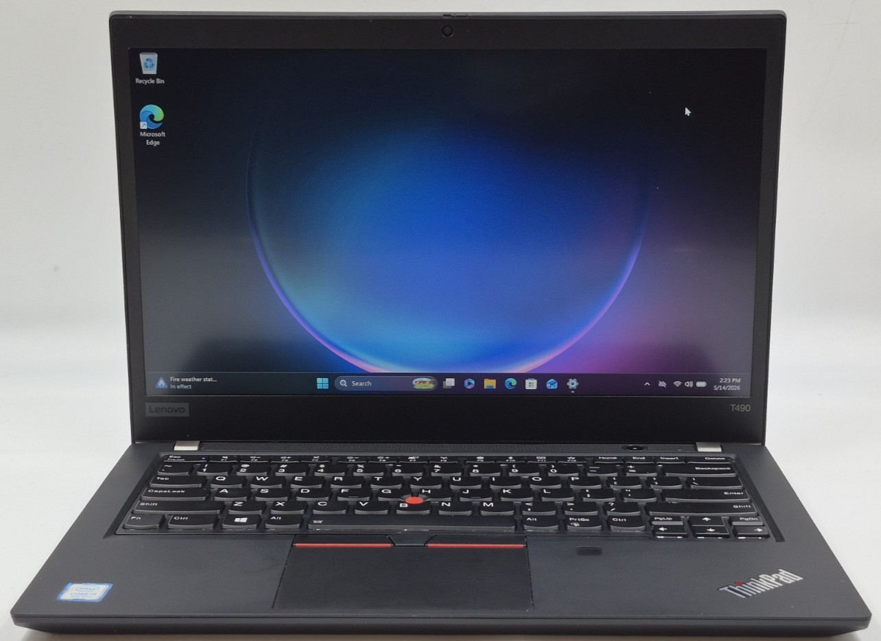 Lenovo ThinkPad T490 Laptop i5-8265U 1.60GHz 8GB RAM 256GB NVMe SSD Win 11 Pro