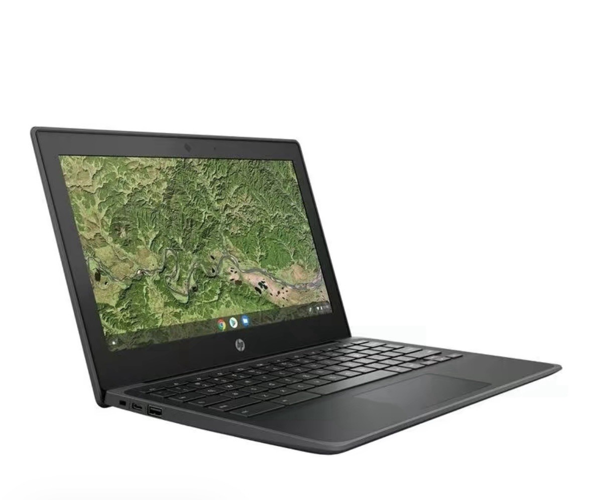 HP Chromebook 11-inch Laptop Black Chrome OS Built-in Webcam