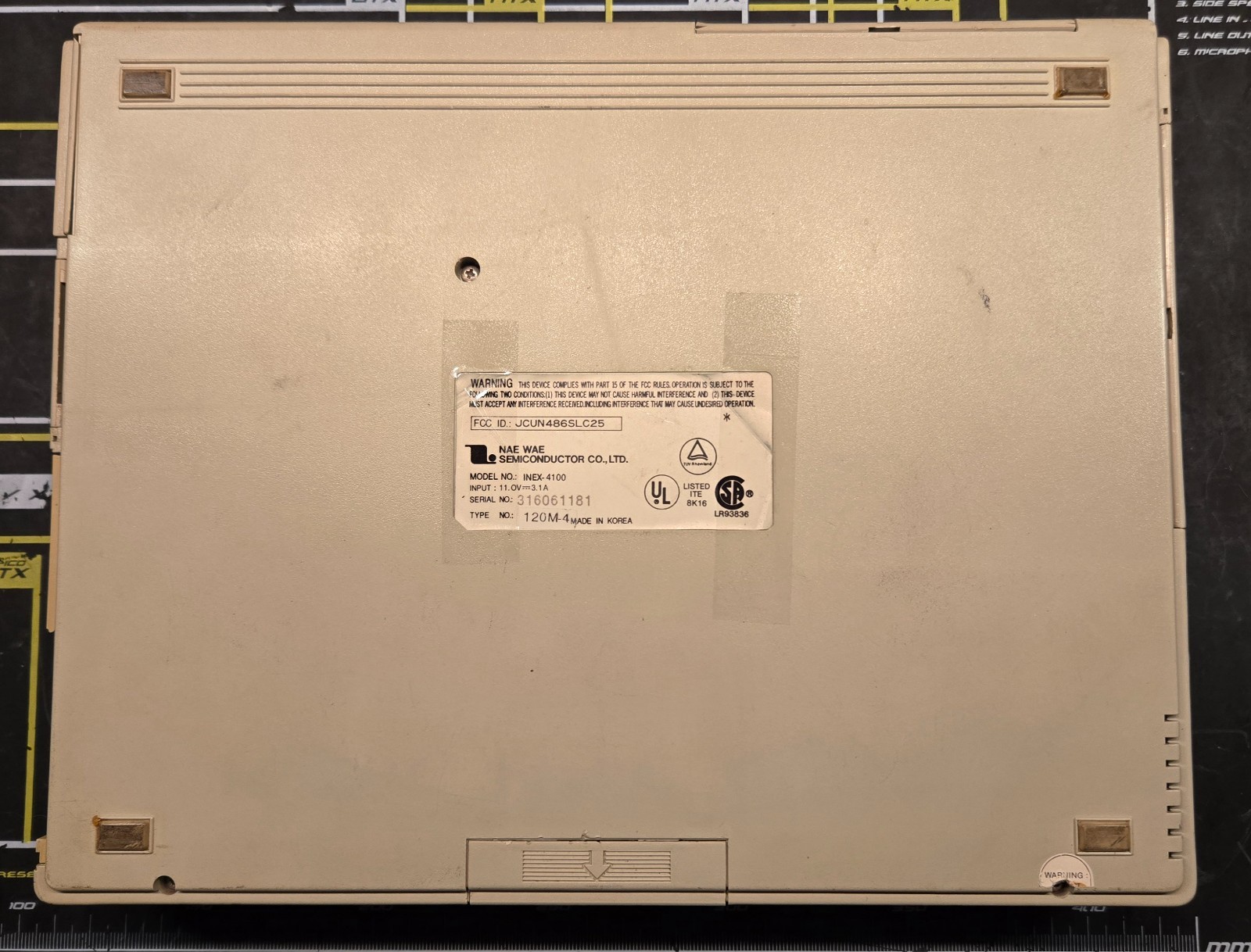 Vintage Inex 4100 (Cyrix Cx486SLC @ 25 MHz, 4 MB RAM, MS-DOS 6.22/Windows 3.1)