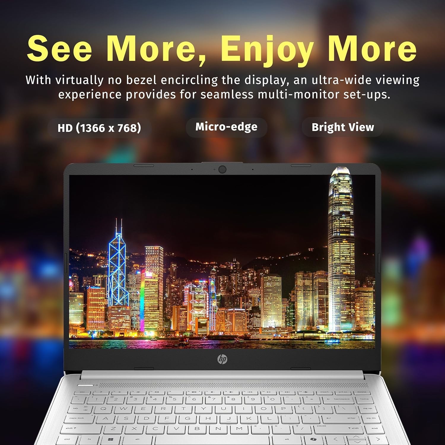 🔥 NEW🔥 HP Laptop 14 Intel 4-Core 16GB RAM & 128GB SSD W11 Pro +OFFICE Lifetime