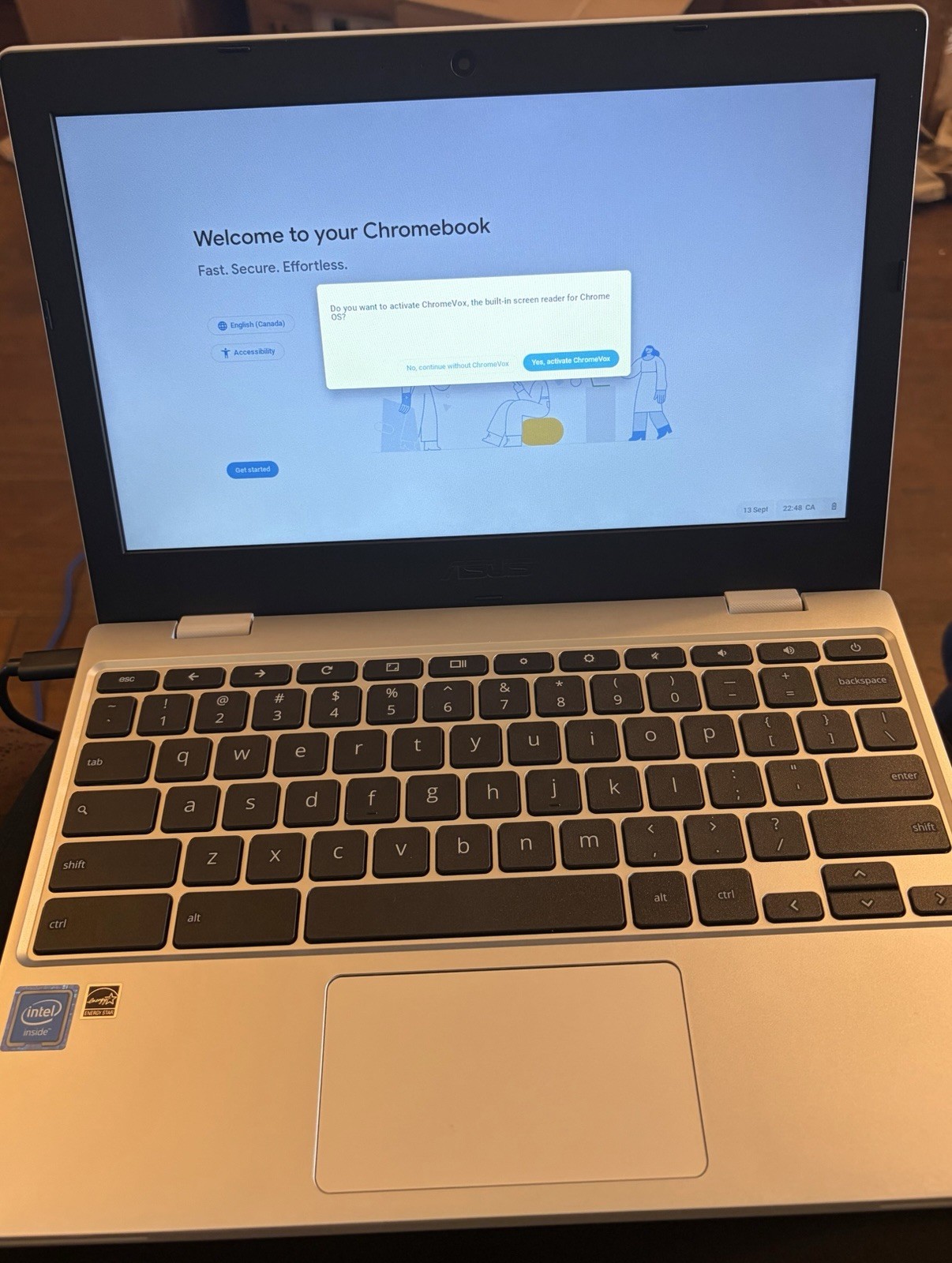 ASUS Chromebook CX1100CN 11.6″ Celeron N 4GB 32GB eMMC Chrome OS Silver