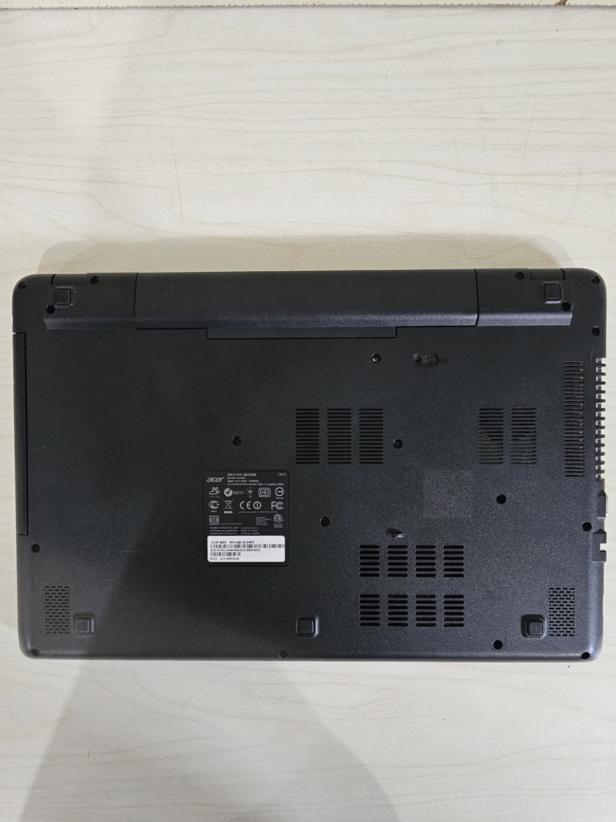 Acer E5-551 Laptop – AMD Radeon R5 – 6GB RAM – 750GB HDD – Win 10 BAD BATT Read