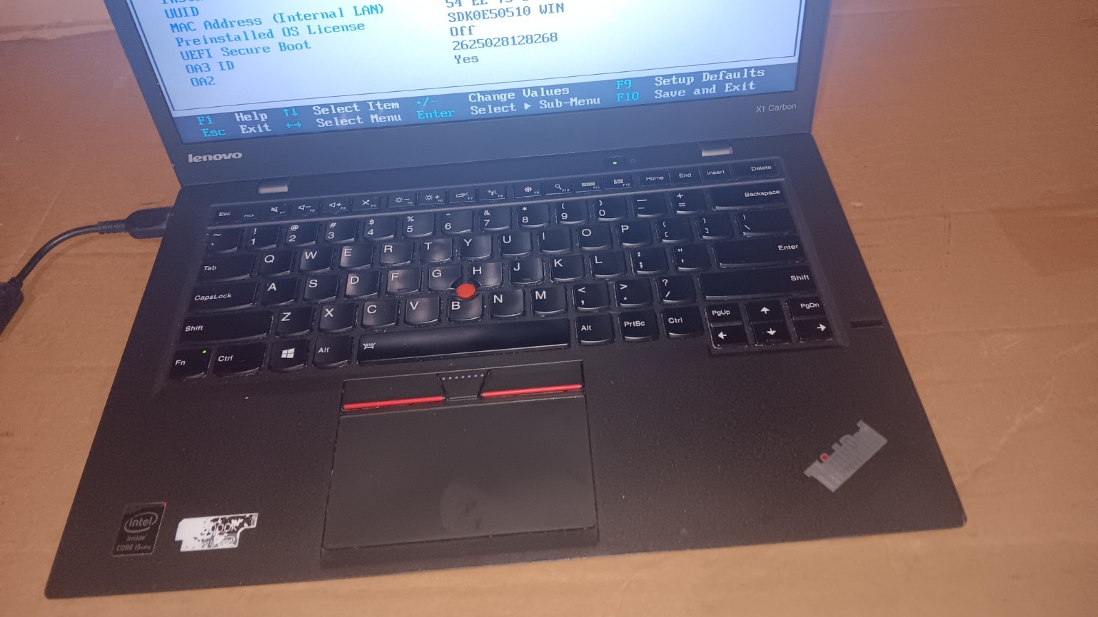 Lenovo ThinkPad X1 Carbon 3rd Gen 14″ Laptop Core i5-5300U @ 2.30 GHz 4 GB Ram