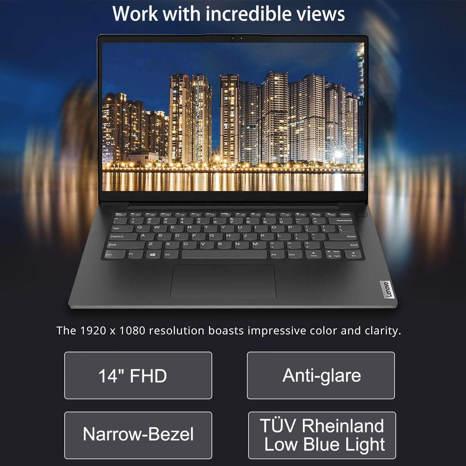 Lenovo Laptop Computer for Business & Student, 14″ FHD, Intel 10-Core I7-13620H,