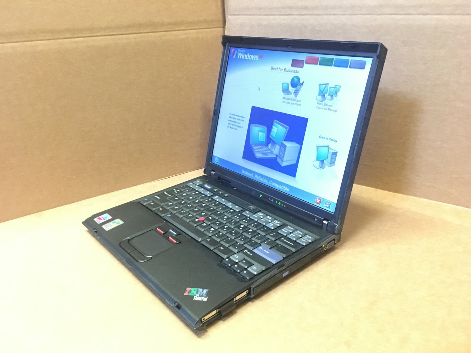 IBM ThinkPad R51 LAPTOP 1.50GHz 760MB, 40GB WINDOWS XP