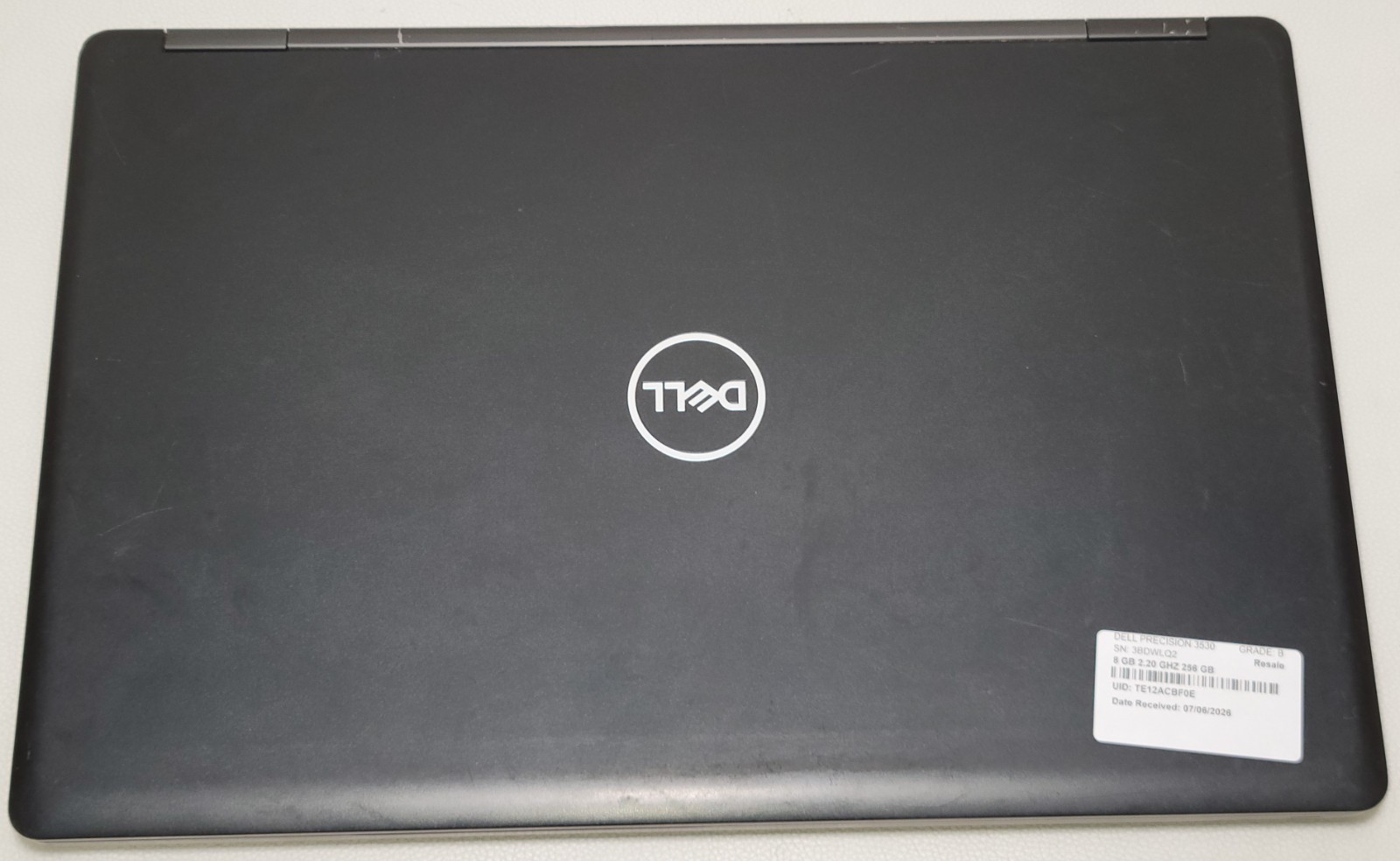 Dell Precision 3530 i7-8750H 8GB RAM 256GB SSD NO ADAPTER (UID TE12ACBF0E)