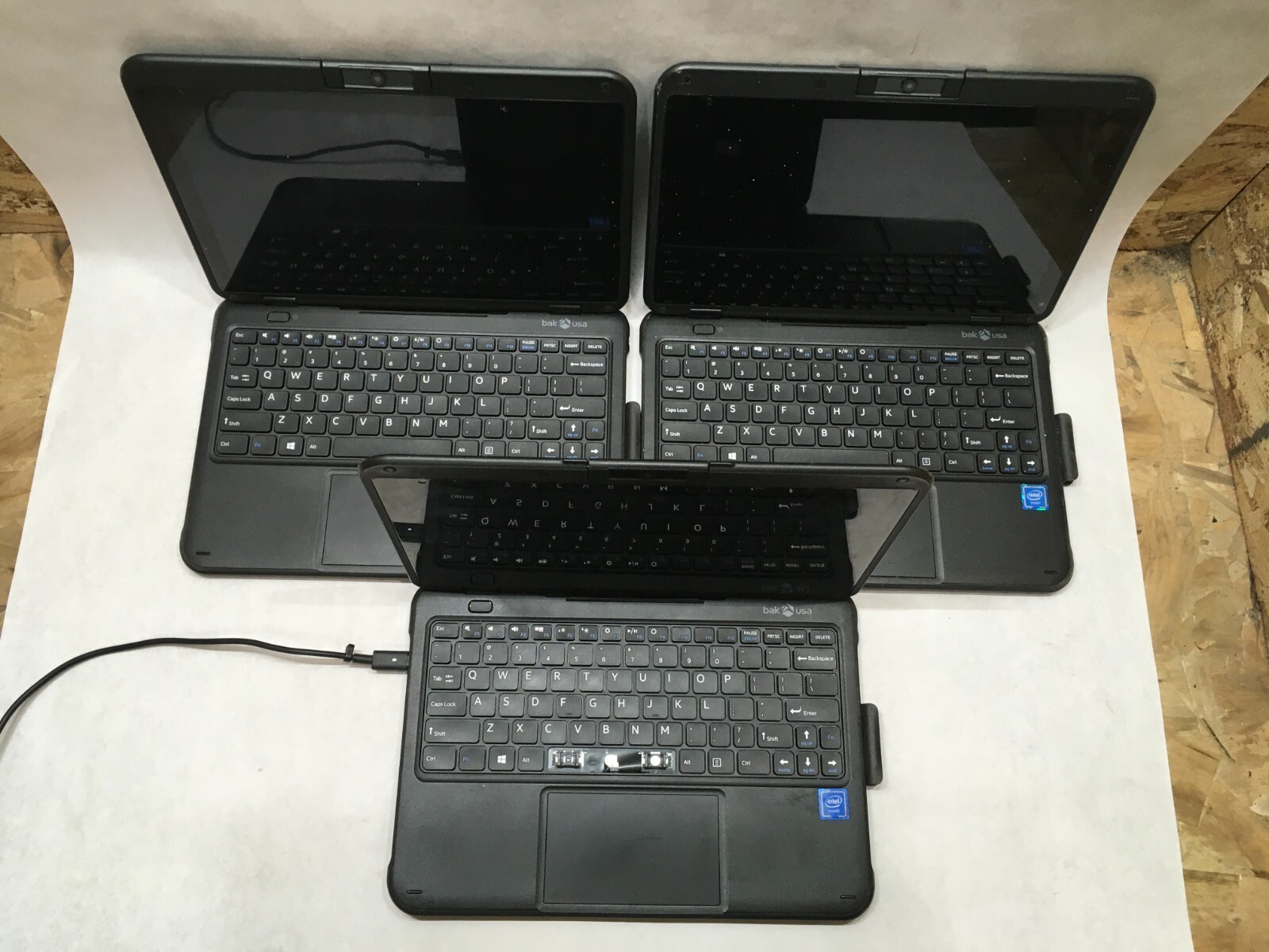 Lot of 10 Bak USA ED20GM Celeron Power Issues Broken Screens For Parts- FT