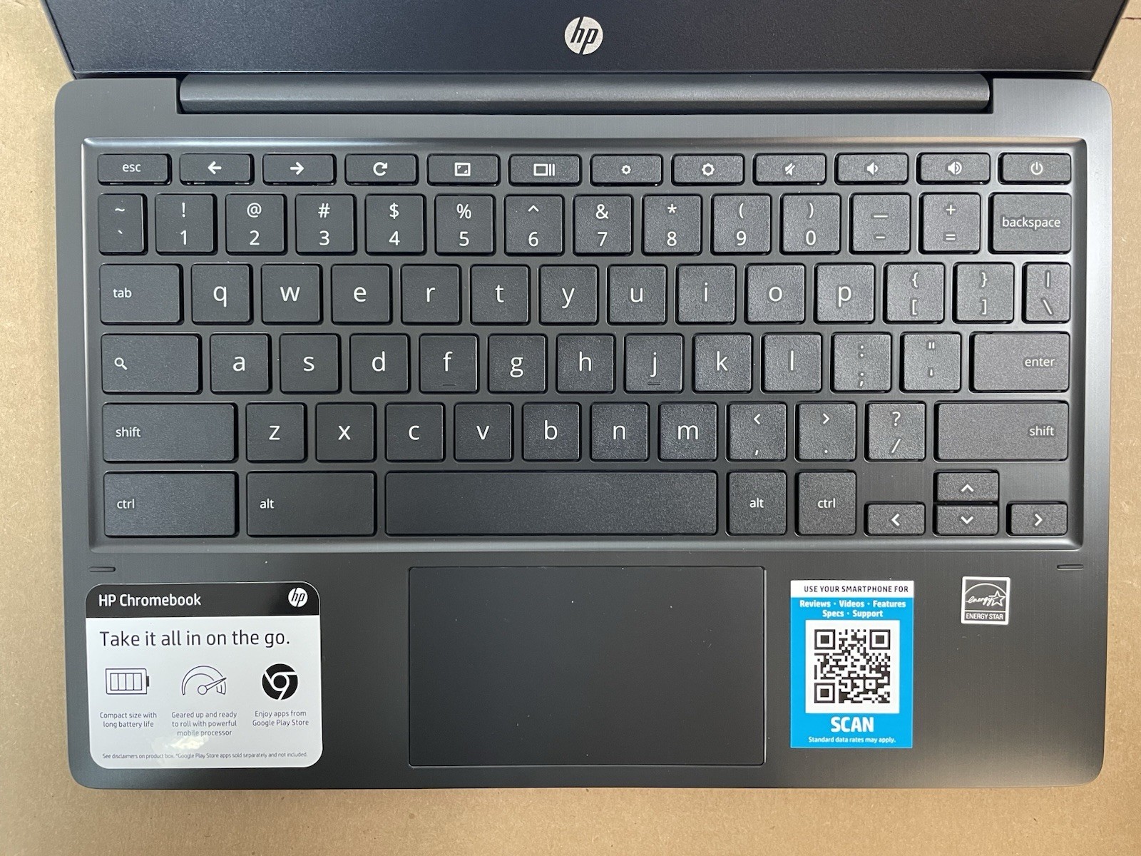HP Chromebook 14 inch 32 GB-Intel Celeron- 1.1GHz-4GB Laptop-Gray-Parts Only
