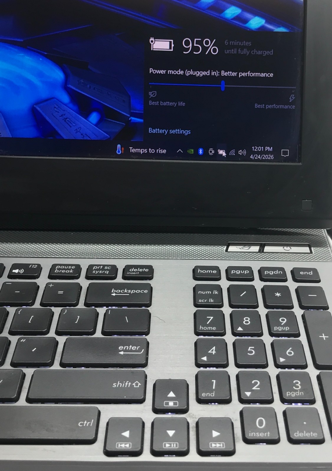 ASUS G55VW-DH71 i7-3630QM@2.40GHz 8GB RAM 1TB SATA HDD W10P *READ