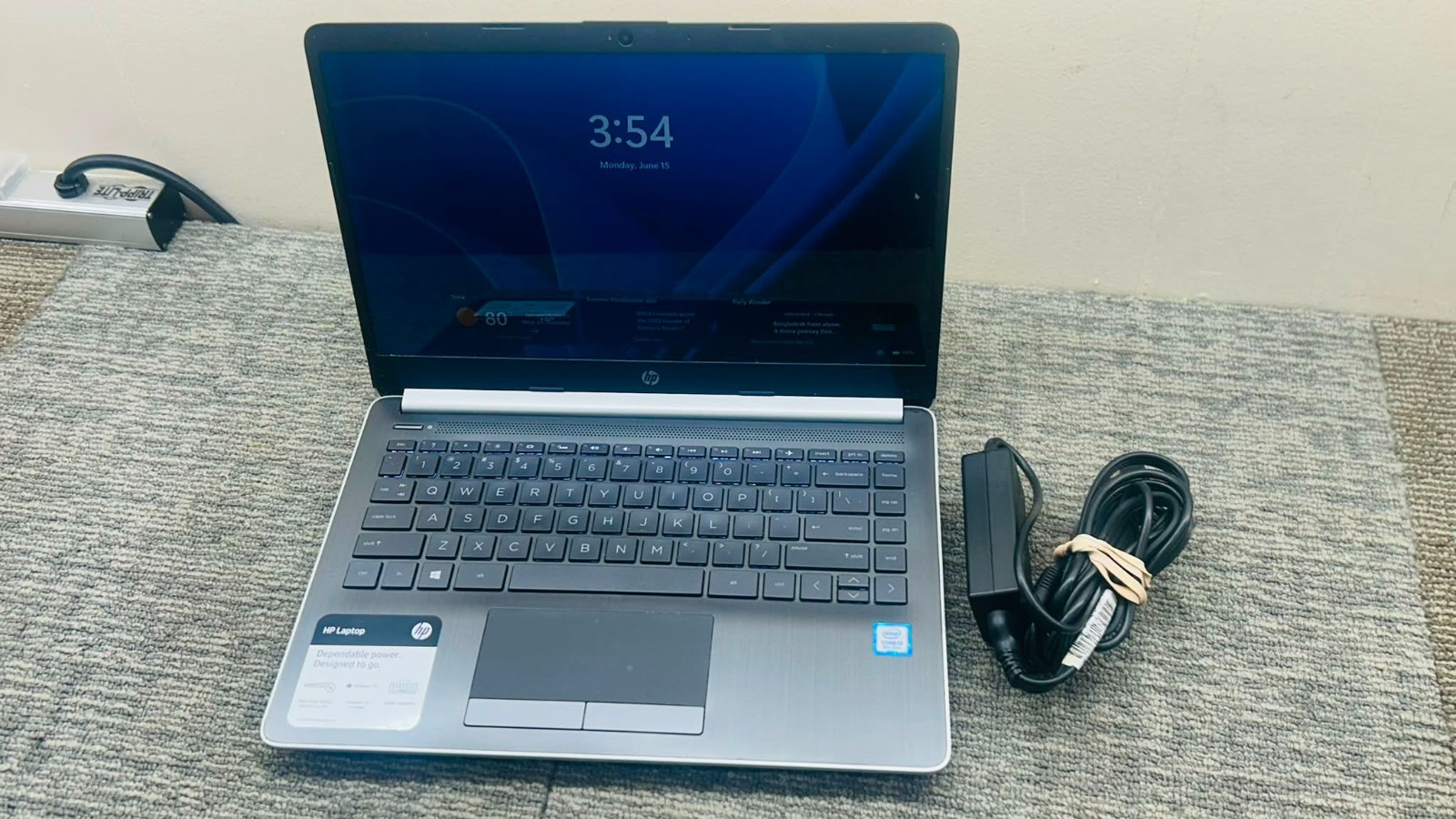 HP 14-df0023cl 14″ FHD Laptop Intel i3 4GB RAM 128GB SSD Silver Notebook 1034756
