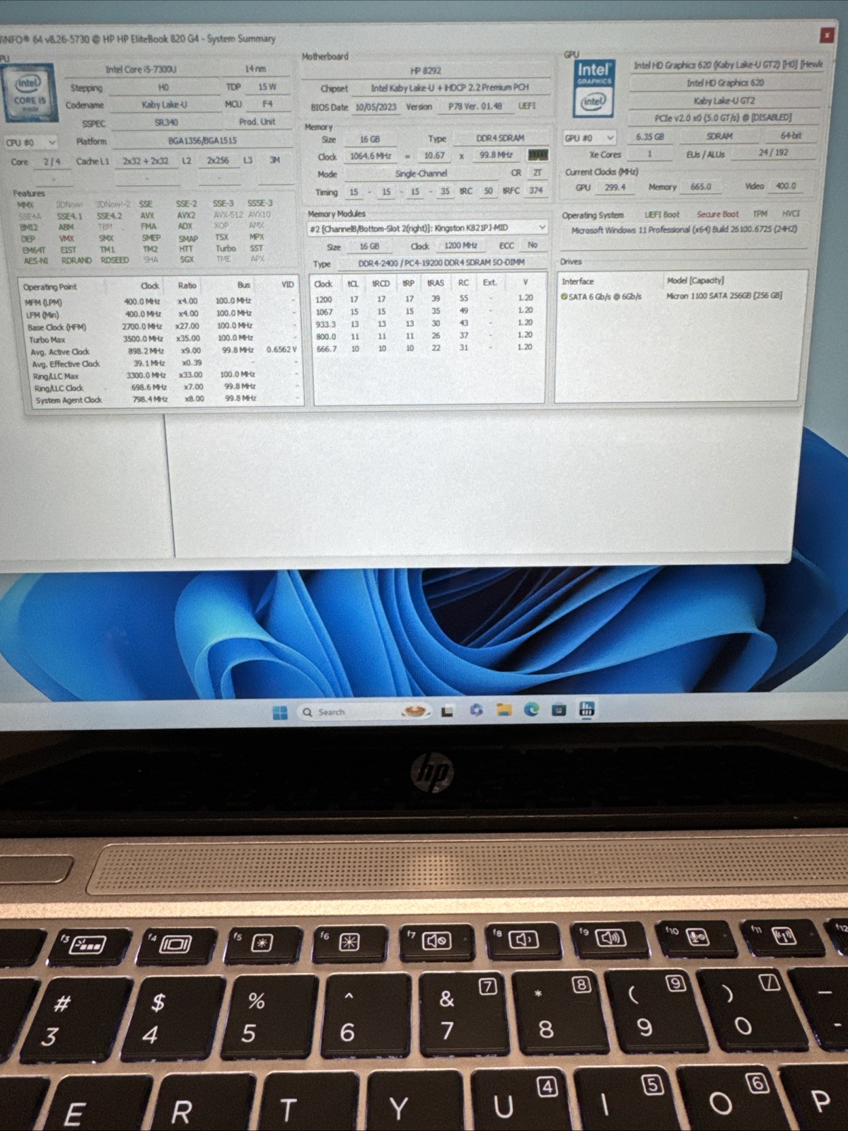 HP EliteBook 820 G4 TouchScreen | i5 7th 16GB RAM 256GB SSD | Backlit Win 11 Pro