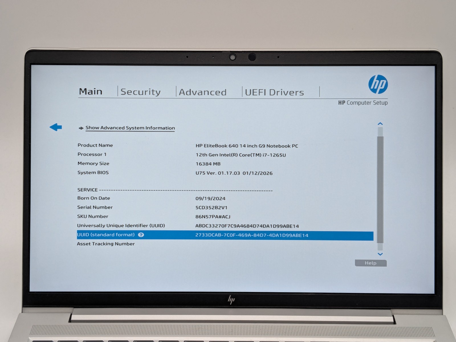 HP EliteBook 640 G9 14″ FHD I7-1265U 512GB SSD 16GB W11P Webcam IRCam Warranty