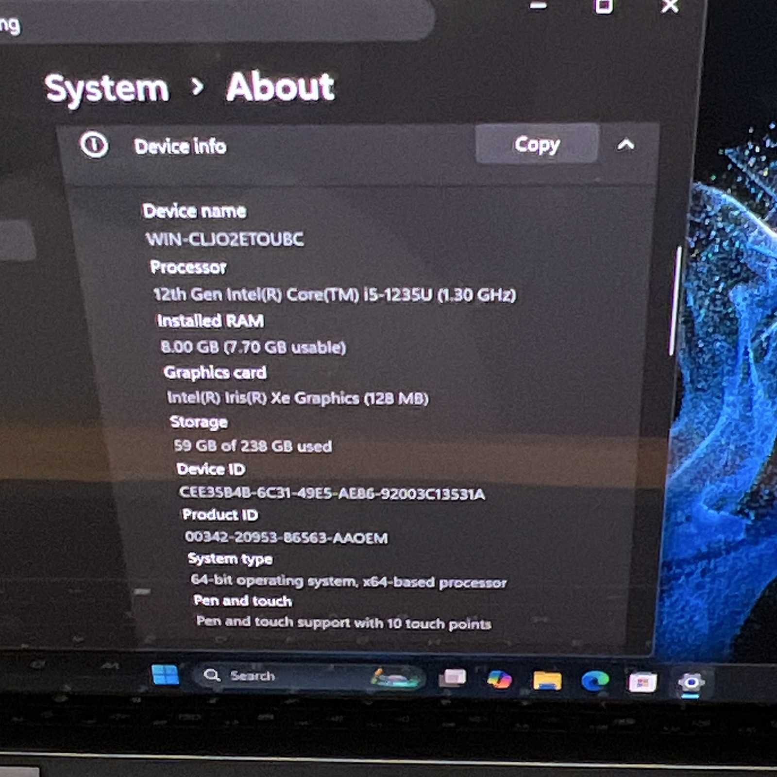 Samsung Galaxy Book2 360 Laptop i5-1235U 8GB 256GB SSD 13.3″ Win 11 Pen Touch