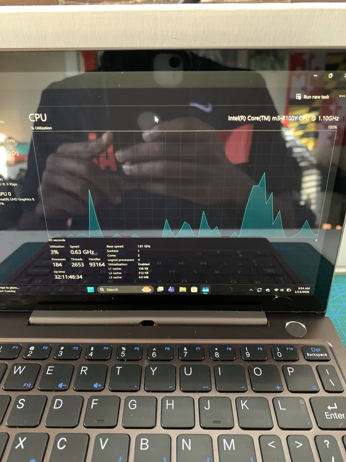 GPD P2 MAX Windows 11 Core m3-8100Y Memory 16GB SSD 512GB