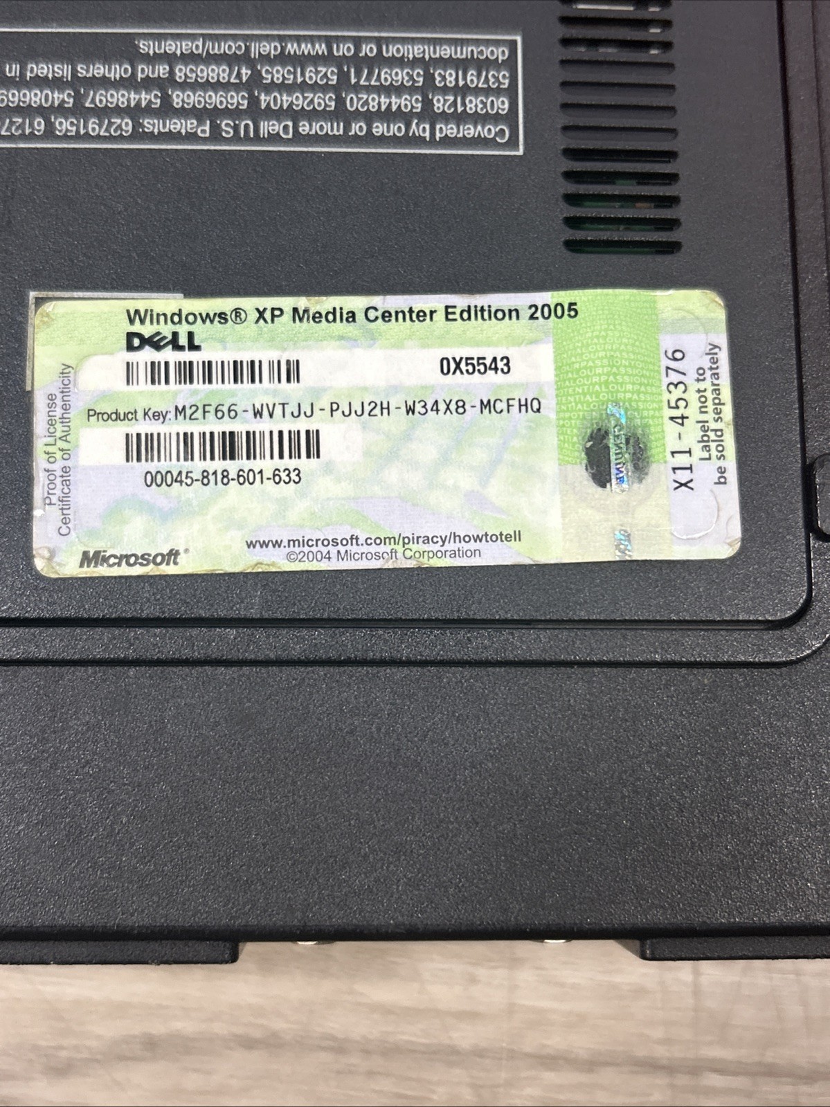 Dell Inspiron 6000 Intel Celeron M Processor UNTESTED!