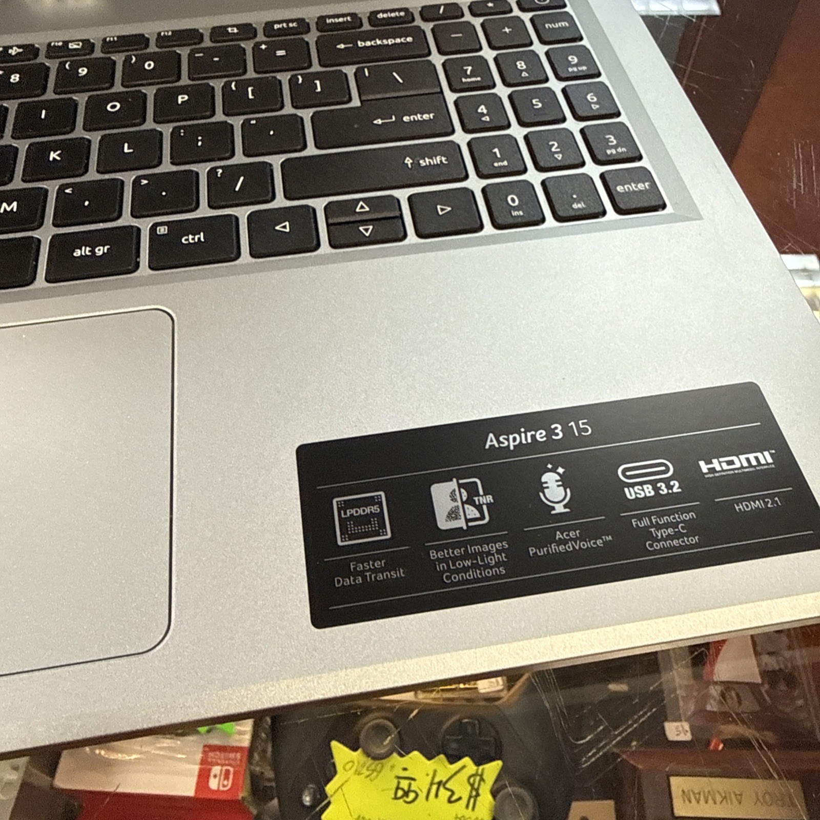 Acer Aspire 3 Laptop 15.6″ FHD Intel Core i5-1135G7 12GB RAM 512GB SSD b1