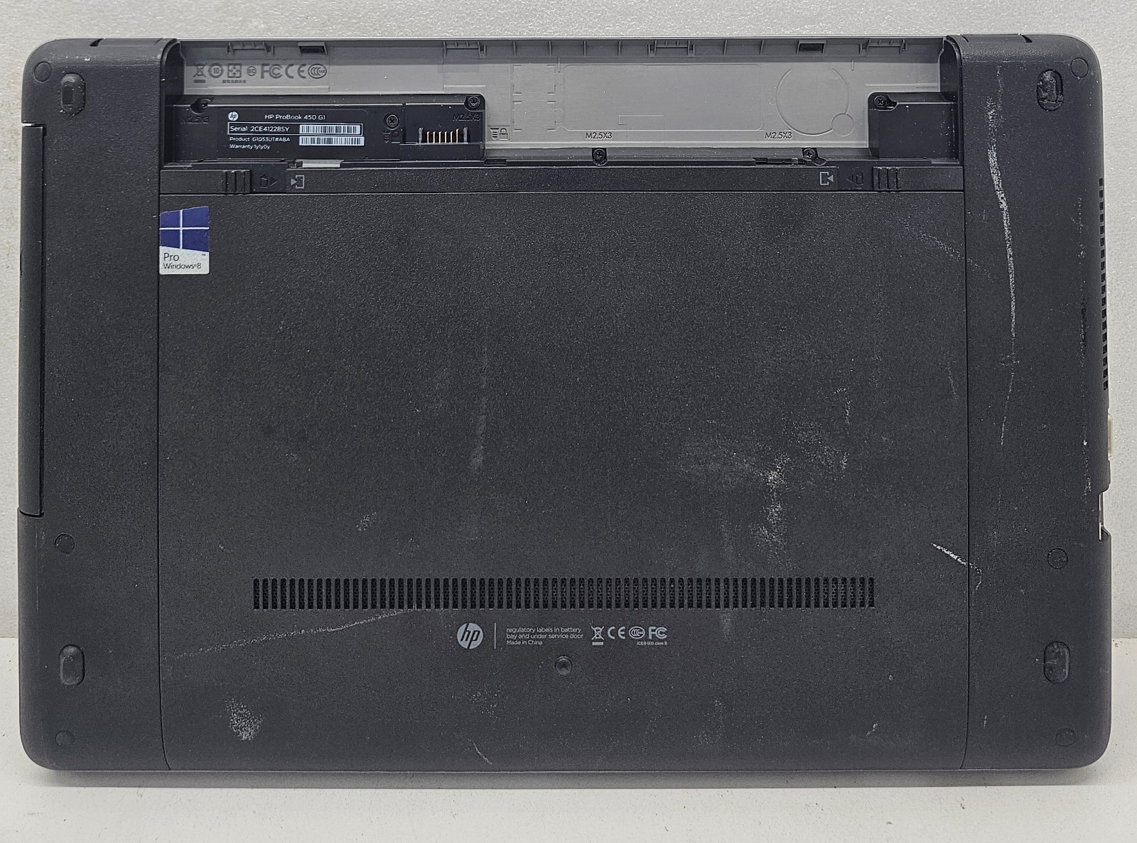 HP ProBook 450 G1 15.6″ Laptop Intel Core i5-4200M 4GB Ram NO HD/OS/BATT (FL)