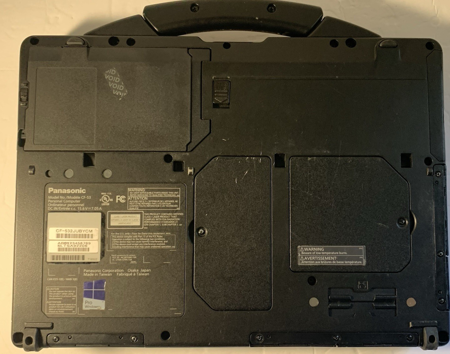 Panasonic Toughbook CF53 MK4 i5-4310U 8GB 1TB Win 10 Good Working