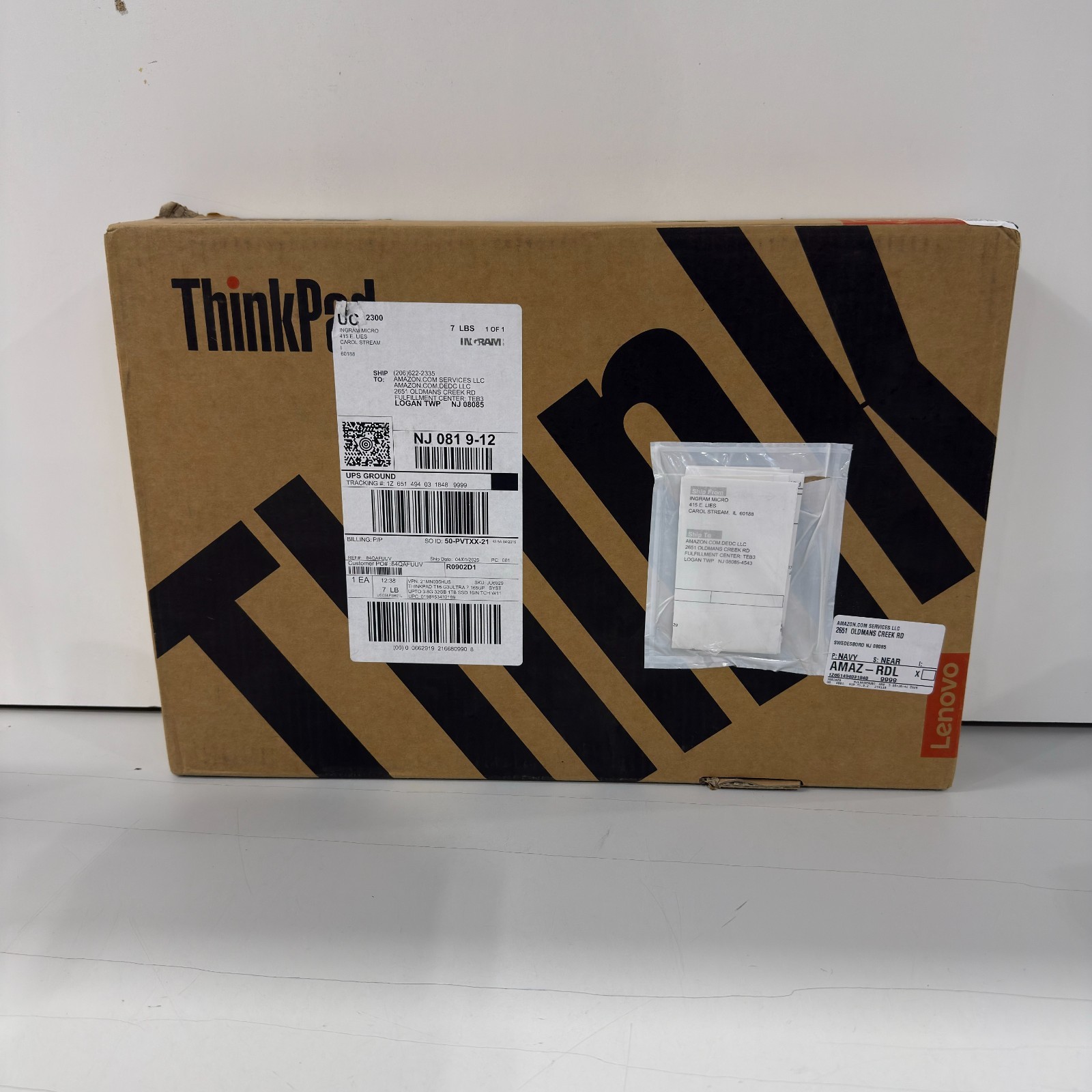 Lenovo ThinkPad T16 Gen 3 21MN005HUS 16″ Laptop Ultra 7/32GB/1TB