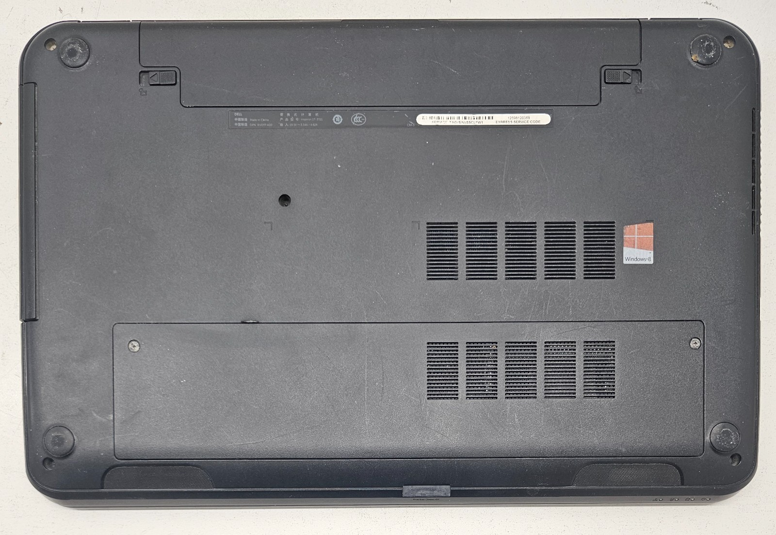 Dell Inspiron 17 3721 17.3″ Laptop Intel Core i3-3227U NO RAM/HD/OS/POWER (FL)