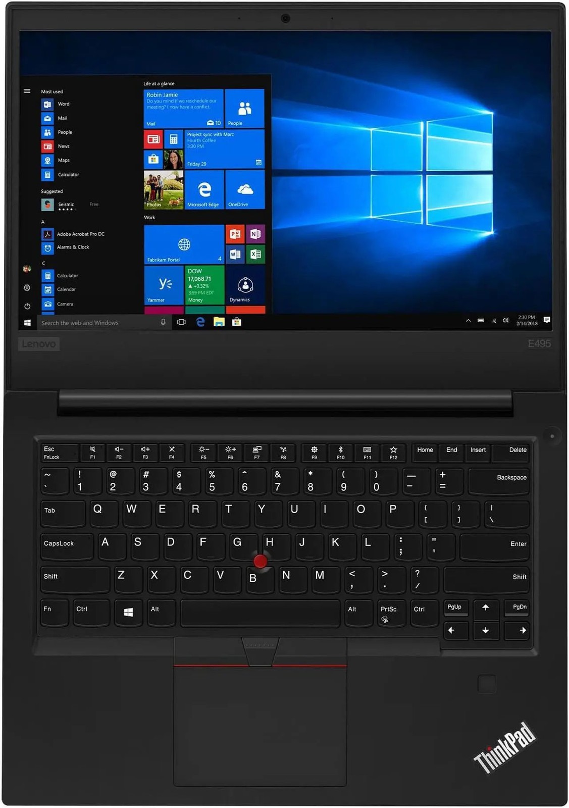 Lenovo Thinkpad E495 14″ Laptop (AMD Ryzen 5 3500U, 8GB RAM, 256GB SSD)