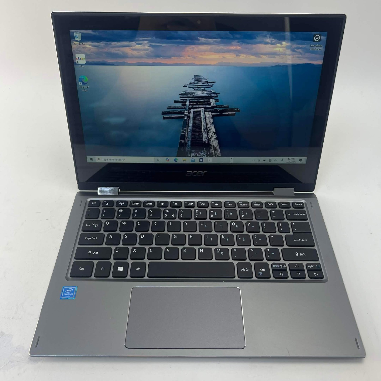 Broken Acer Spin 1 N17H2 11.6″ Celeron N4200 1.1GHz 4GB RAM 64GB SSD (Bezel)