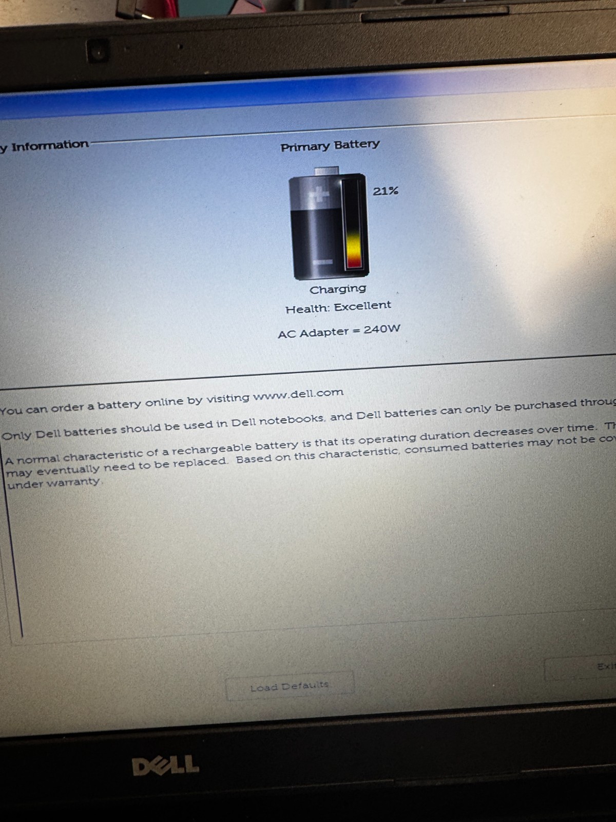 Dell Latitude 3560 Core I3-5005U 4GB RAM Laptop For Parts/Repair #6424
