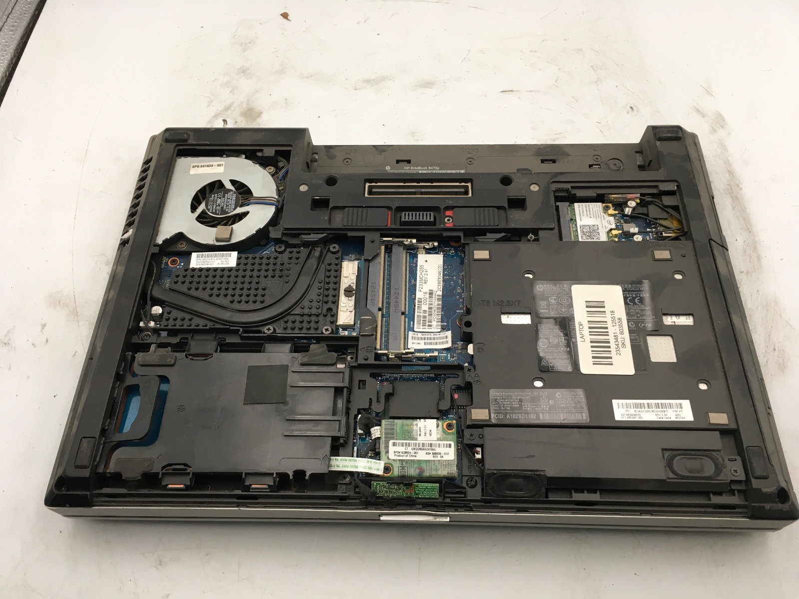 HP ELITEBOOK 8470P – FOR PARTS – MISSING COMPONENTS – INTEL I5 – READ DESC – BB