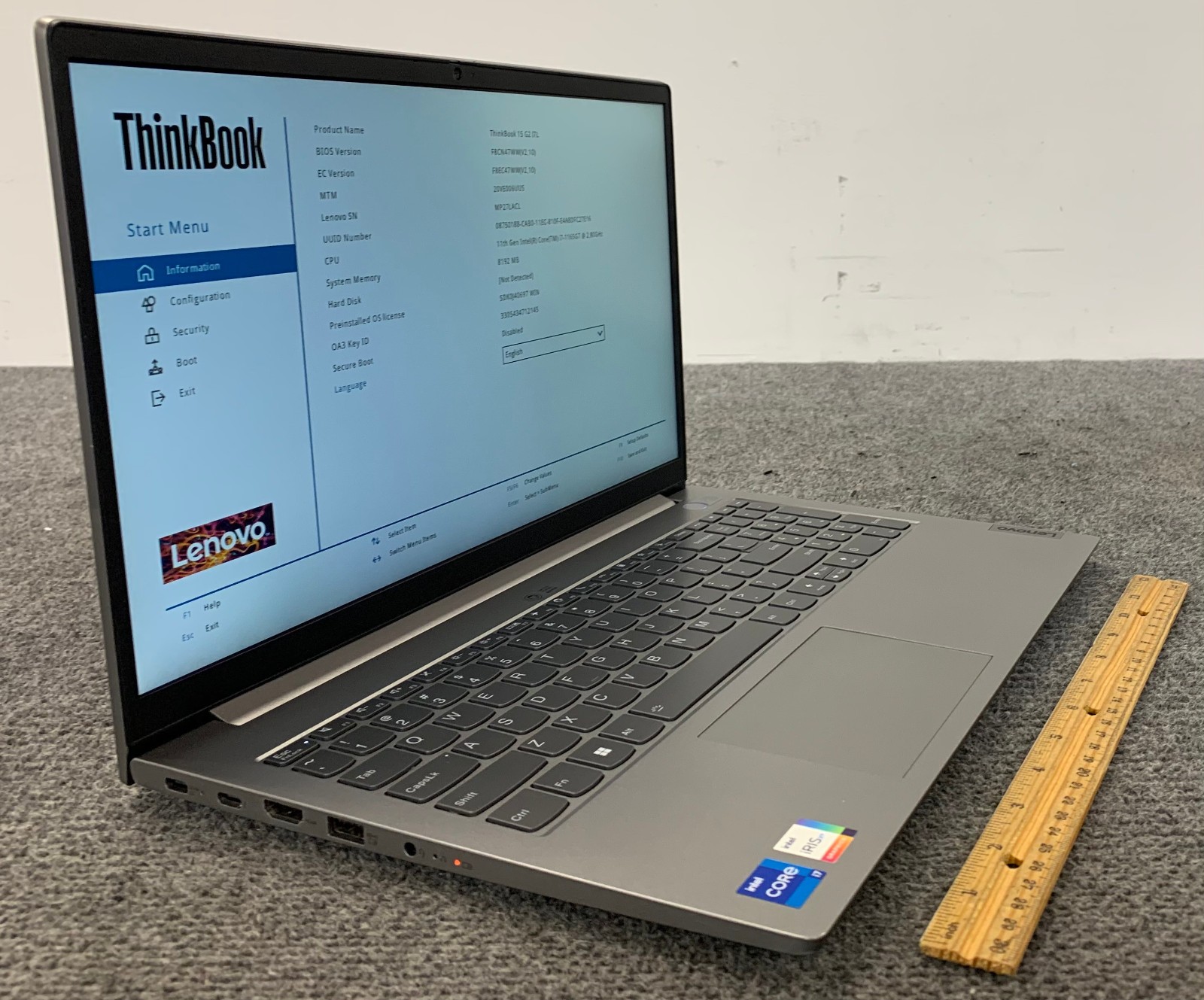 Lenovo ThinkBook 15 G2 ITL 15.6″ i7-1165G7 8GB RAM, No Storage, Remote Managed