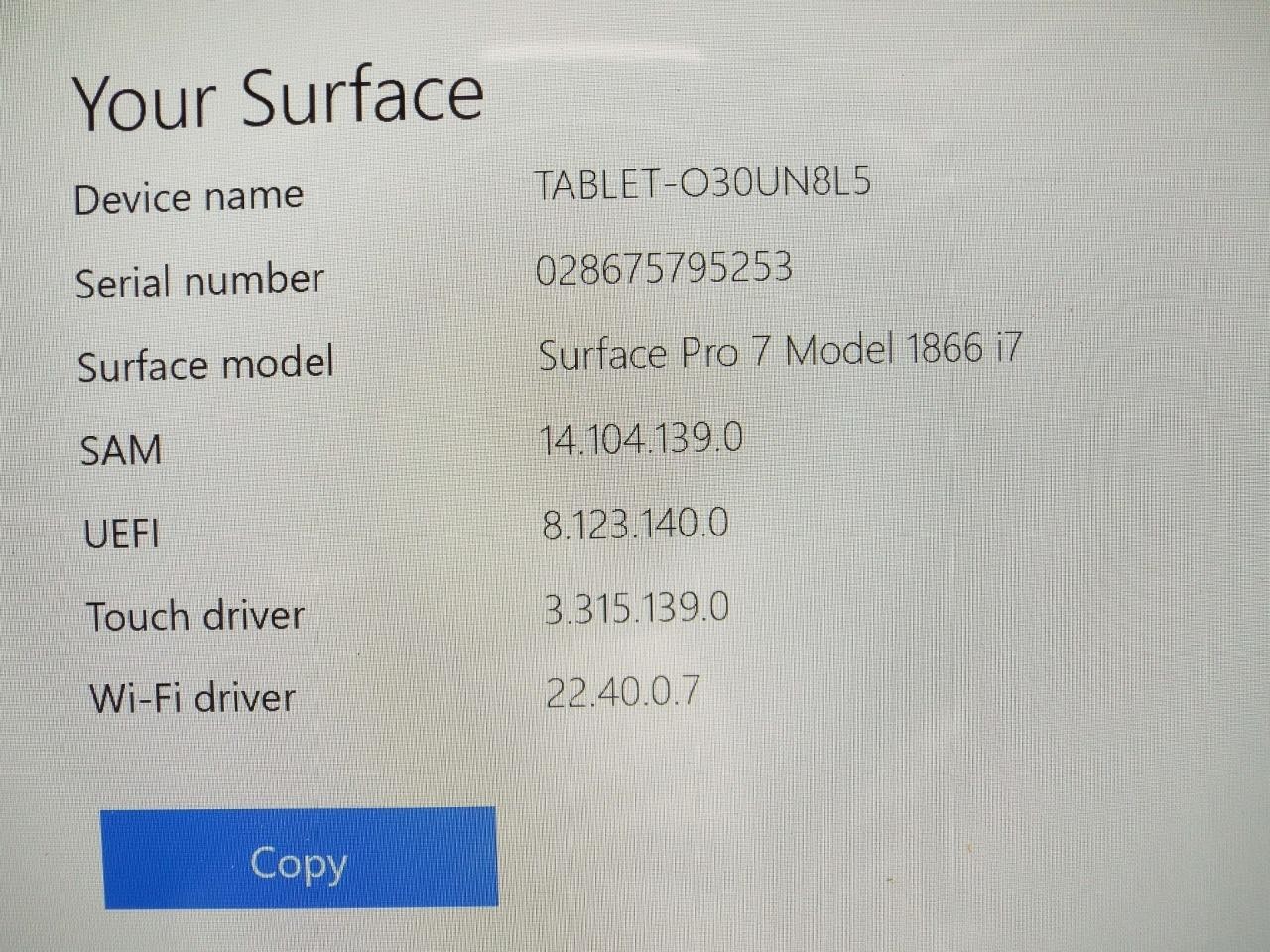 Microsoft Surface Pro 7, i7 16gb 512 SSD 10th GEN 1065G7 1.3GHz 1.5 GHz, with KB