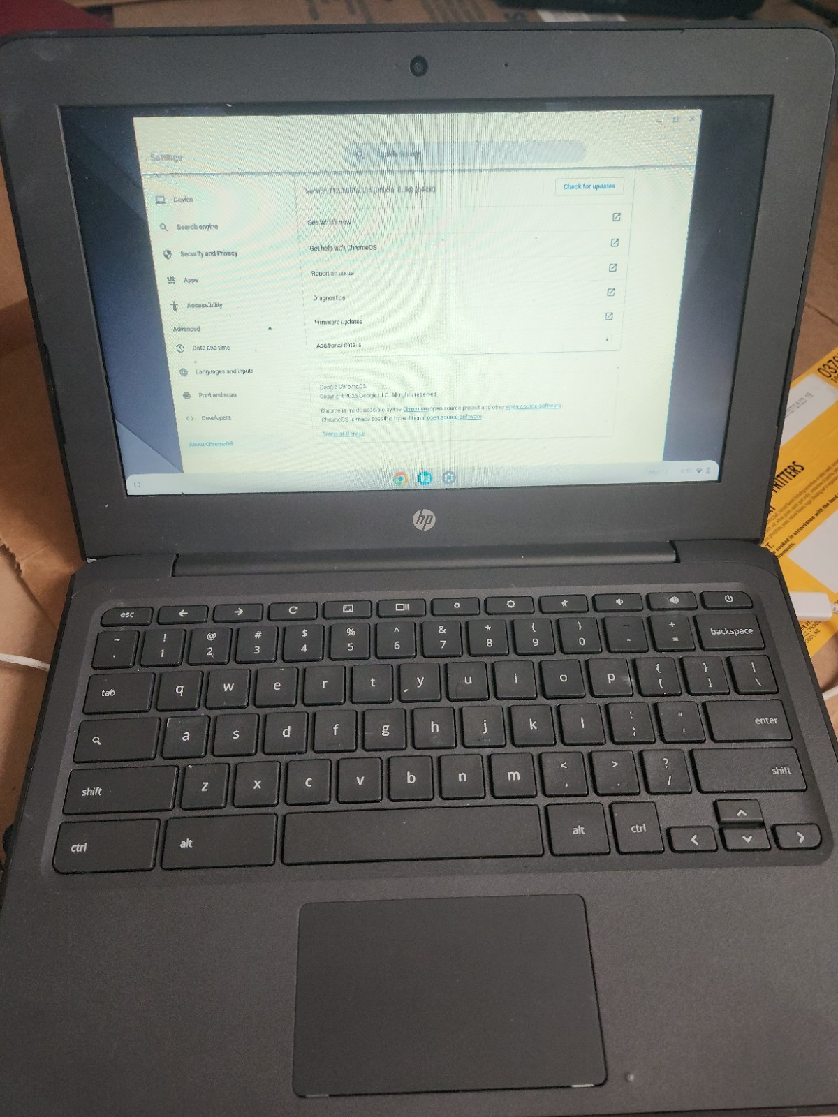 HP Chromebook 11 G6 EE Gray TPN Q220