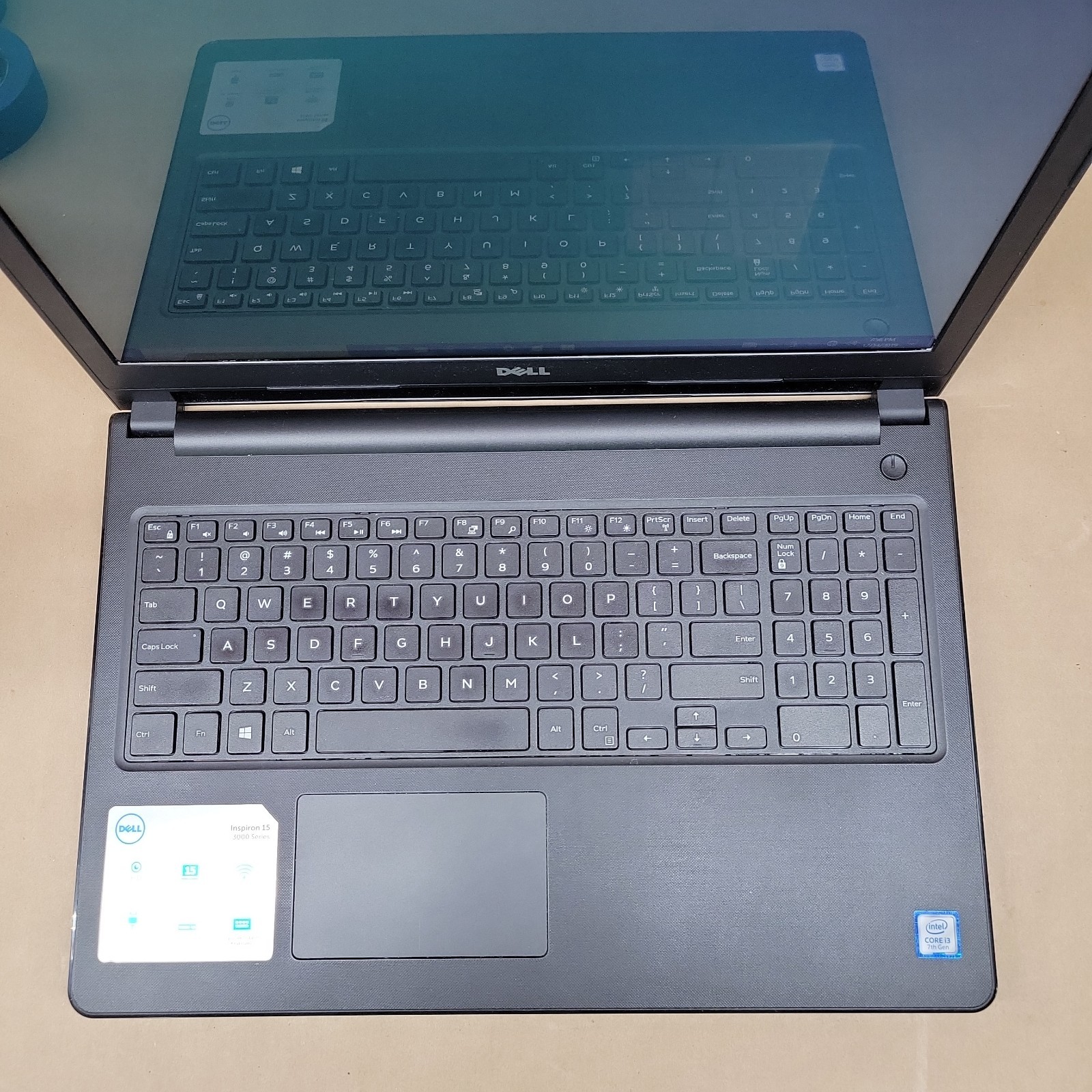 Dell Inspiron 15-3567, Intel Core i3-7100 @ 2.4GHz, 8GB RAM, 1TB HDD, W10P