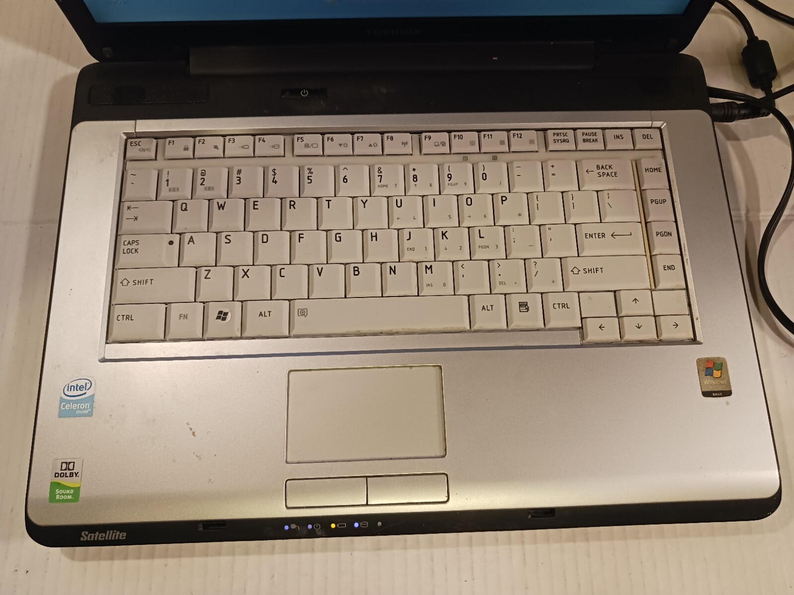 Toshiba Satellite A205 System Unit Window Vista Home Prem Dvd/cd/R ,WORKING COND